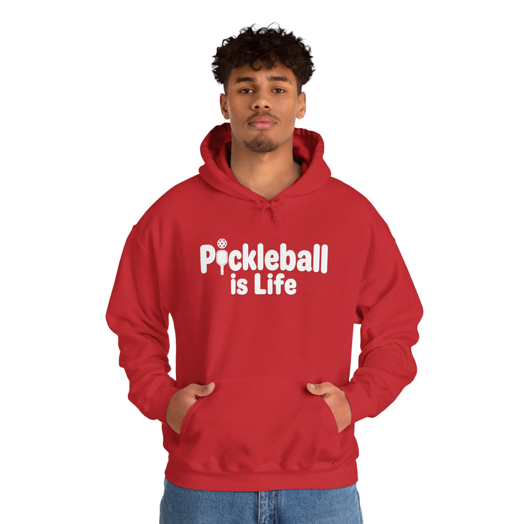 Pickleball Is Life Hoodie — Funny Pickleball Player Pullover