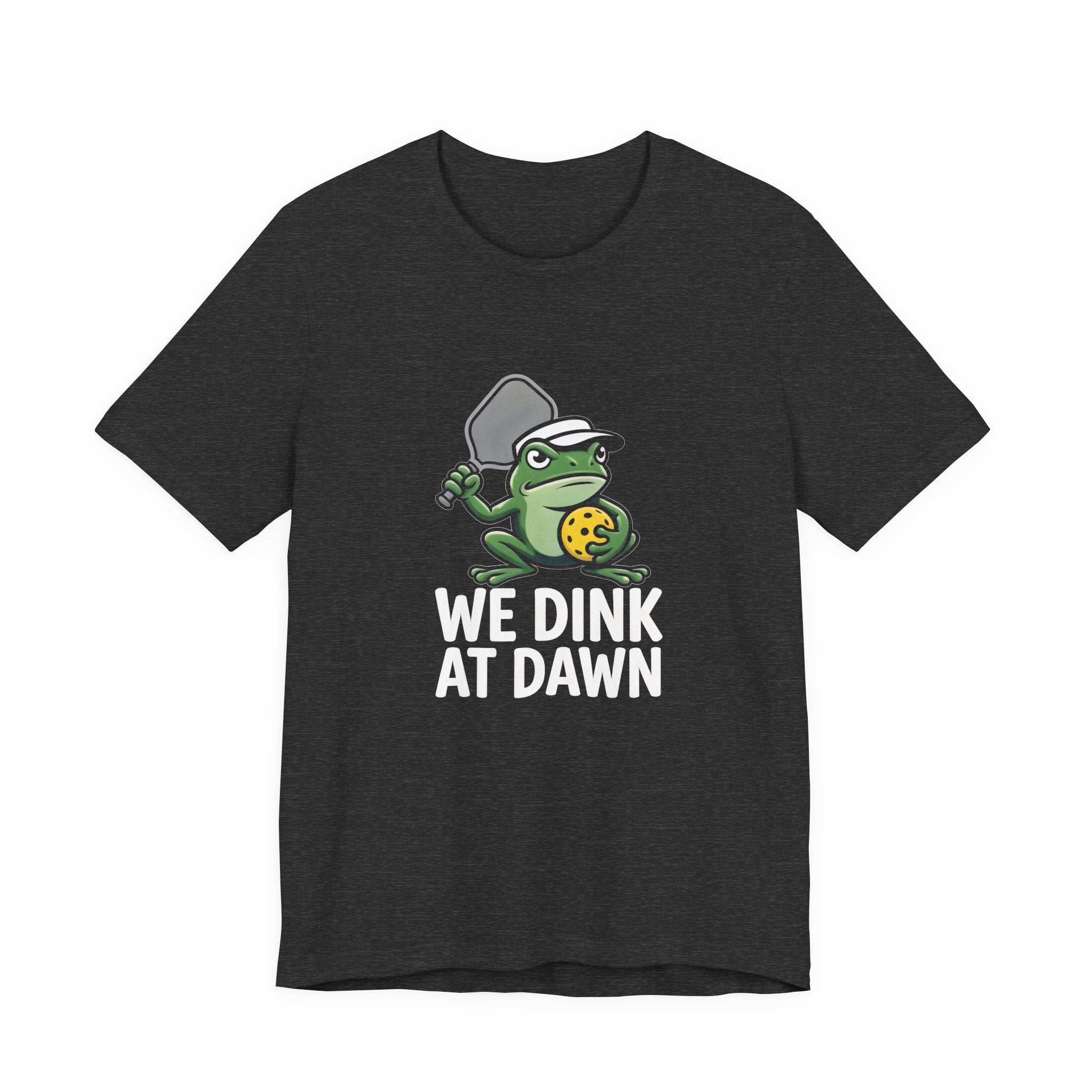 Dink At Dawn Pickleball Frog T-Shirt — We Dink At Dawn Graphic Tee
