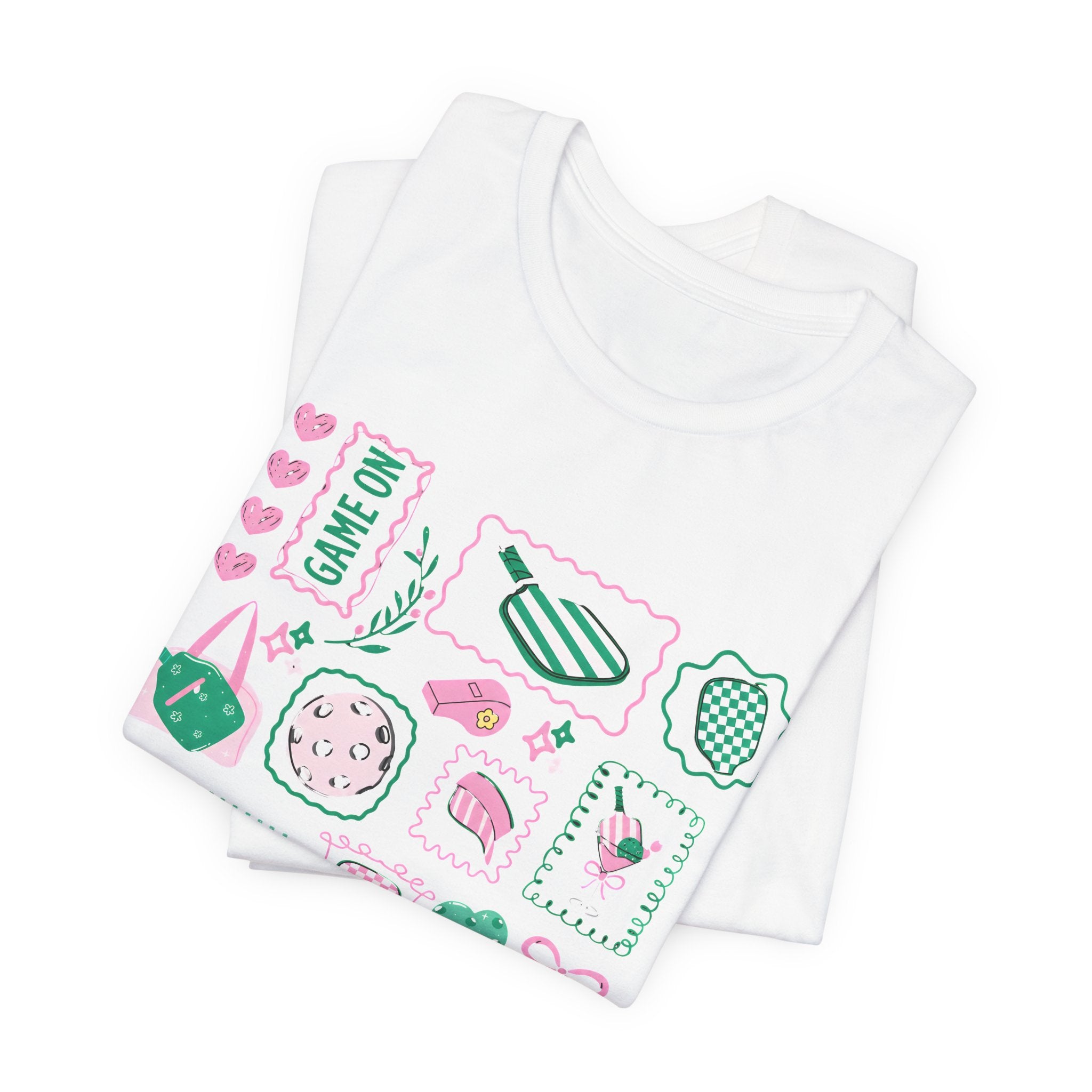 Ice Cream & Sweets Graphic Tee — Cute Pastel Dessert Icons