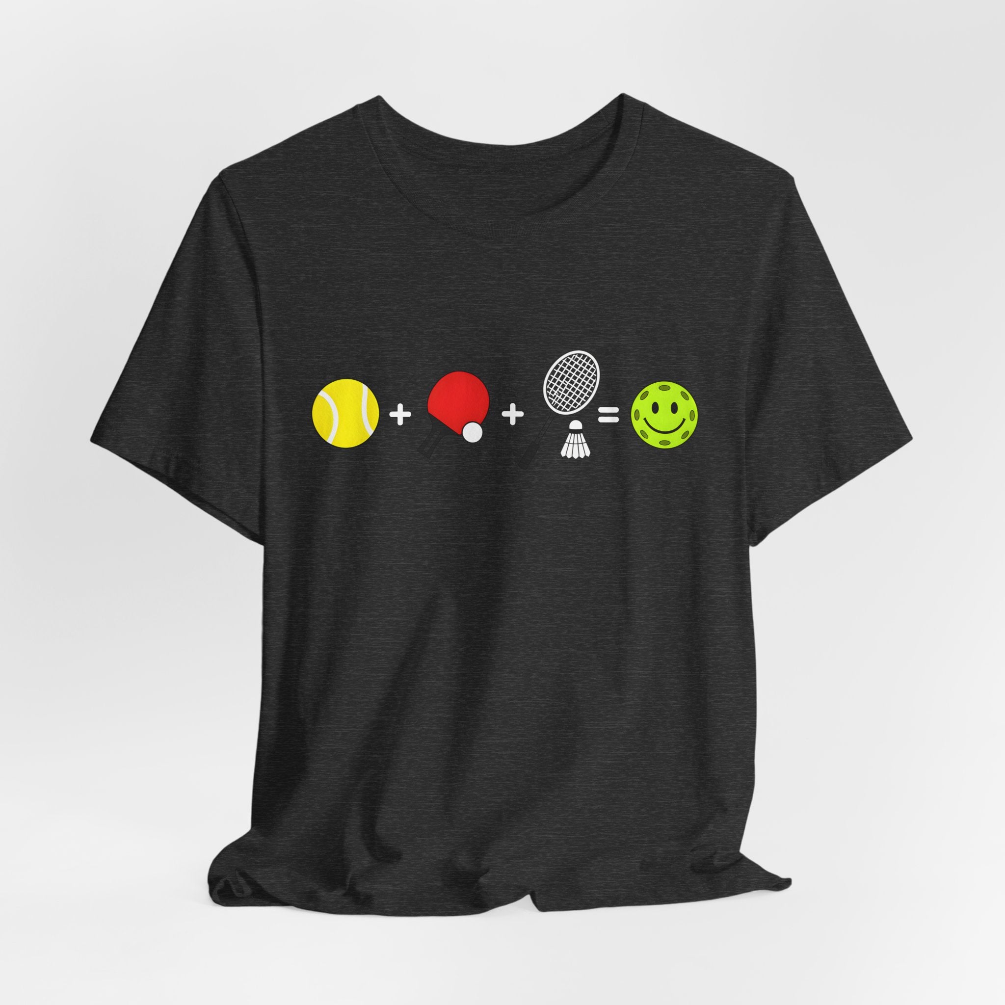 Tennis + Table Tennis Mashup Tee — Funny Sports Emoji Puzzle Shirt
