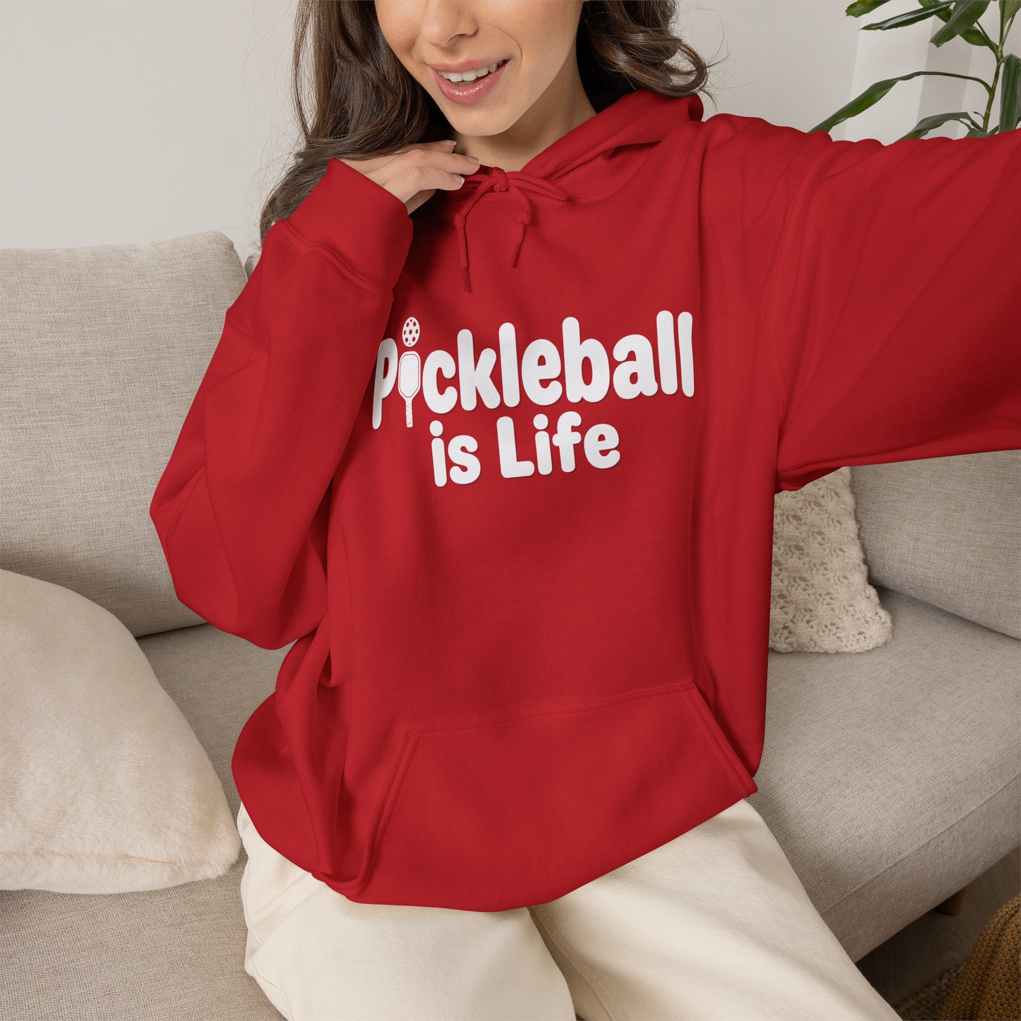 Pickleball Is Life Hoodie — Funny Pickleball Player Pullover