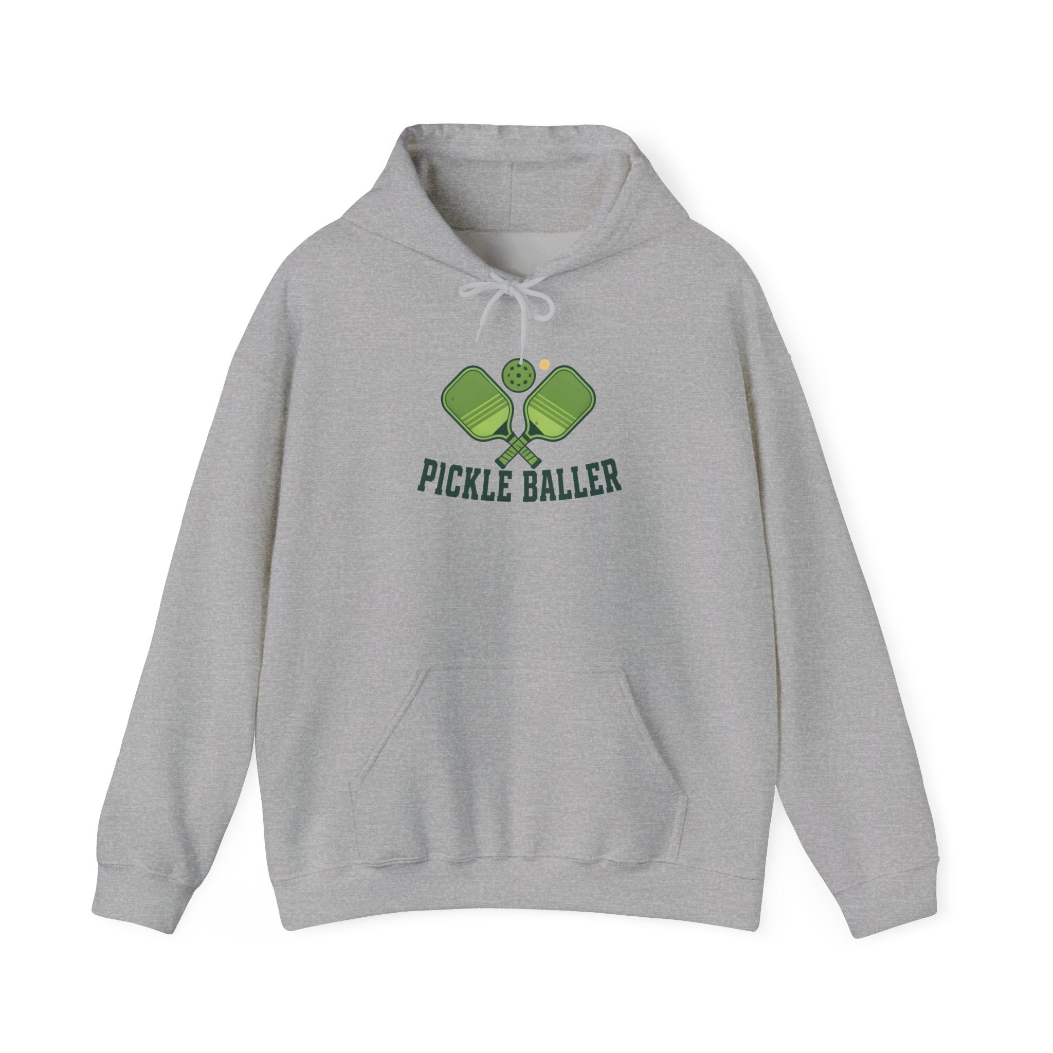 Pickle Baller Hoodie — Pickleball Paddles Graphic Hooded Sweatshirt