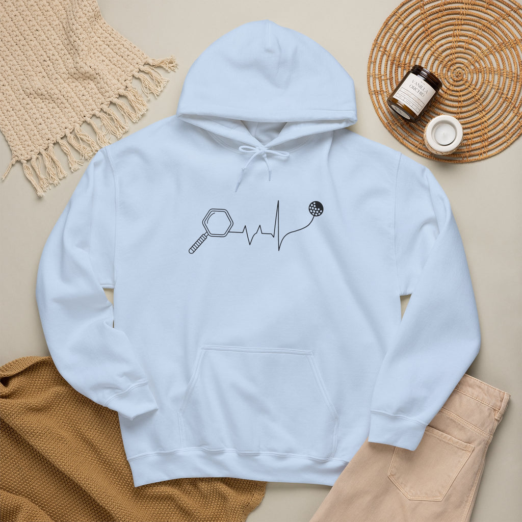 Microscope Heartbeat Hoodie — Science Lover Lab Tech Sweatshirt
