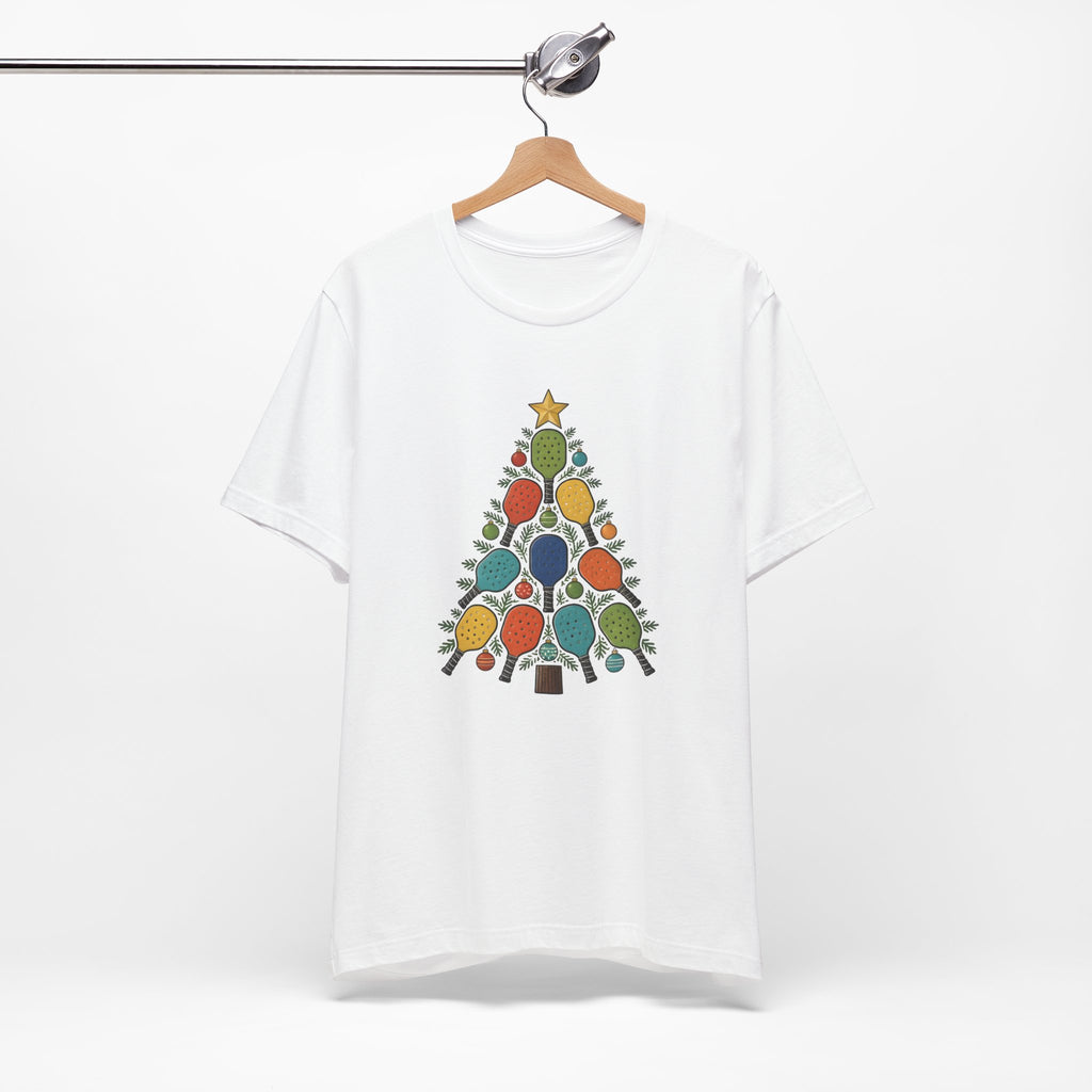Christmas Tree String Lights T‑Shirt — Retro Holiday Bulb Tee