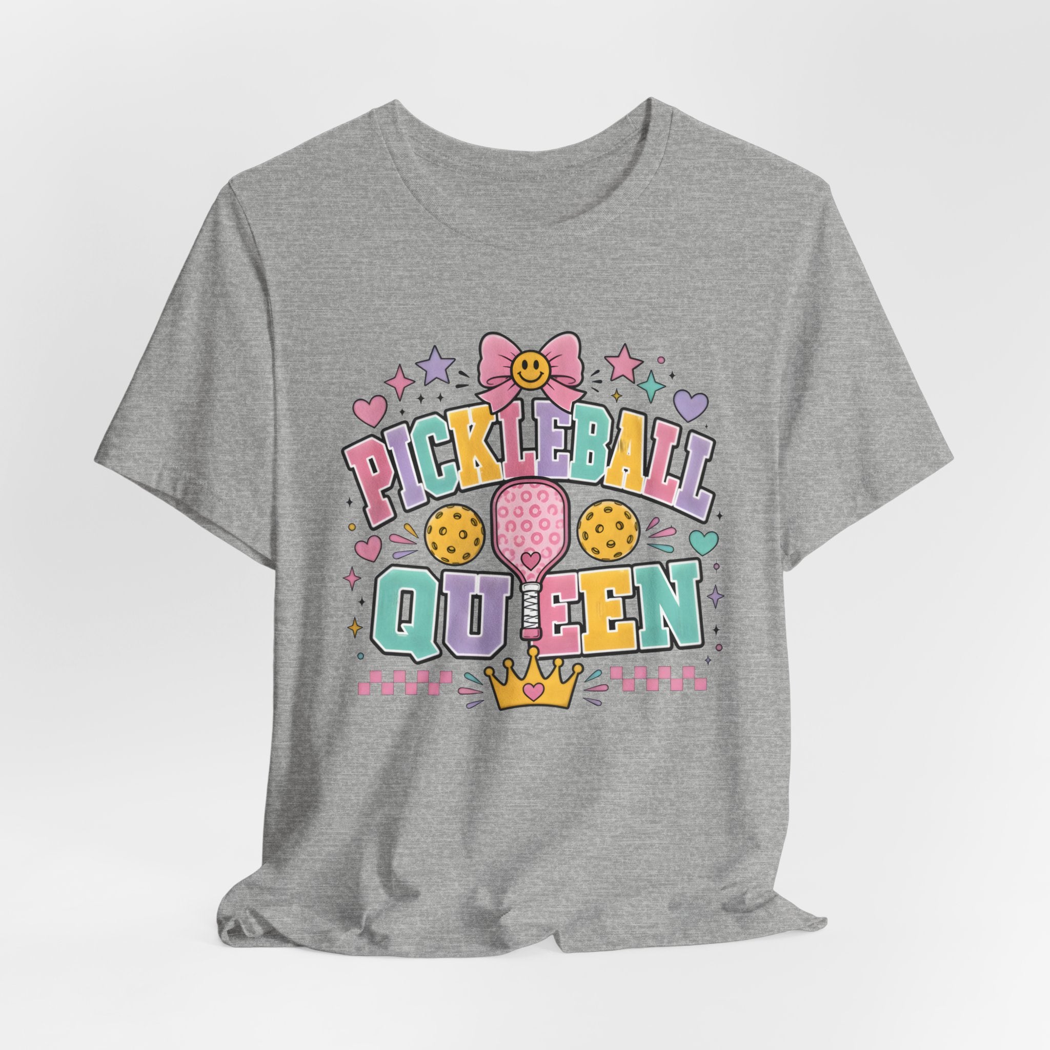 Pickleball Queen Tee — Cute Pastel Pickleball Shirt for Women & Girls