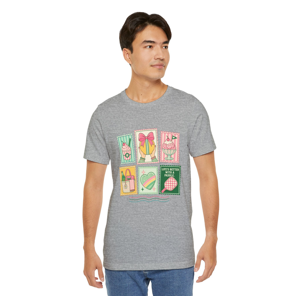 Summer Picnic Graphic Tee — 'Life's Better with a Picnic' Vintage Stamp Design