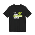 Eat Sleep Pickleball Repeat T‑Shirt — Funny Pickleball Player Tee