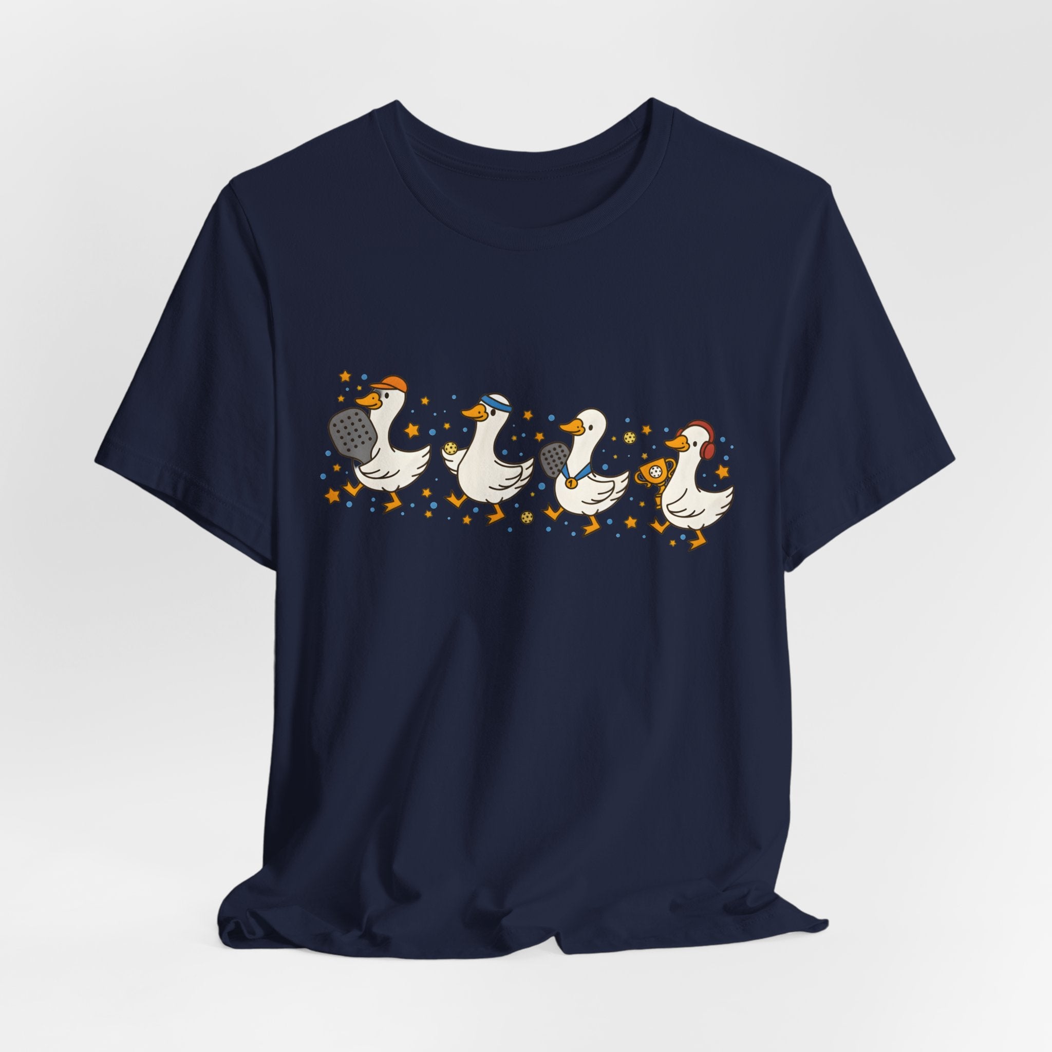 Duck Family Tee — Cute Ducks in Hats Graphic T-Shirt