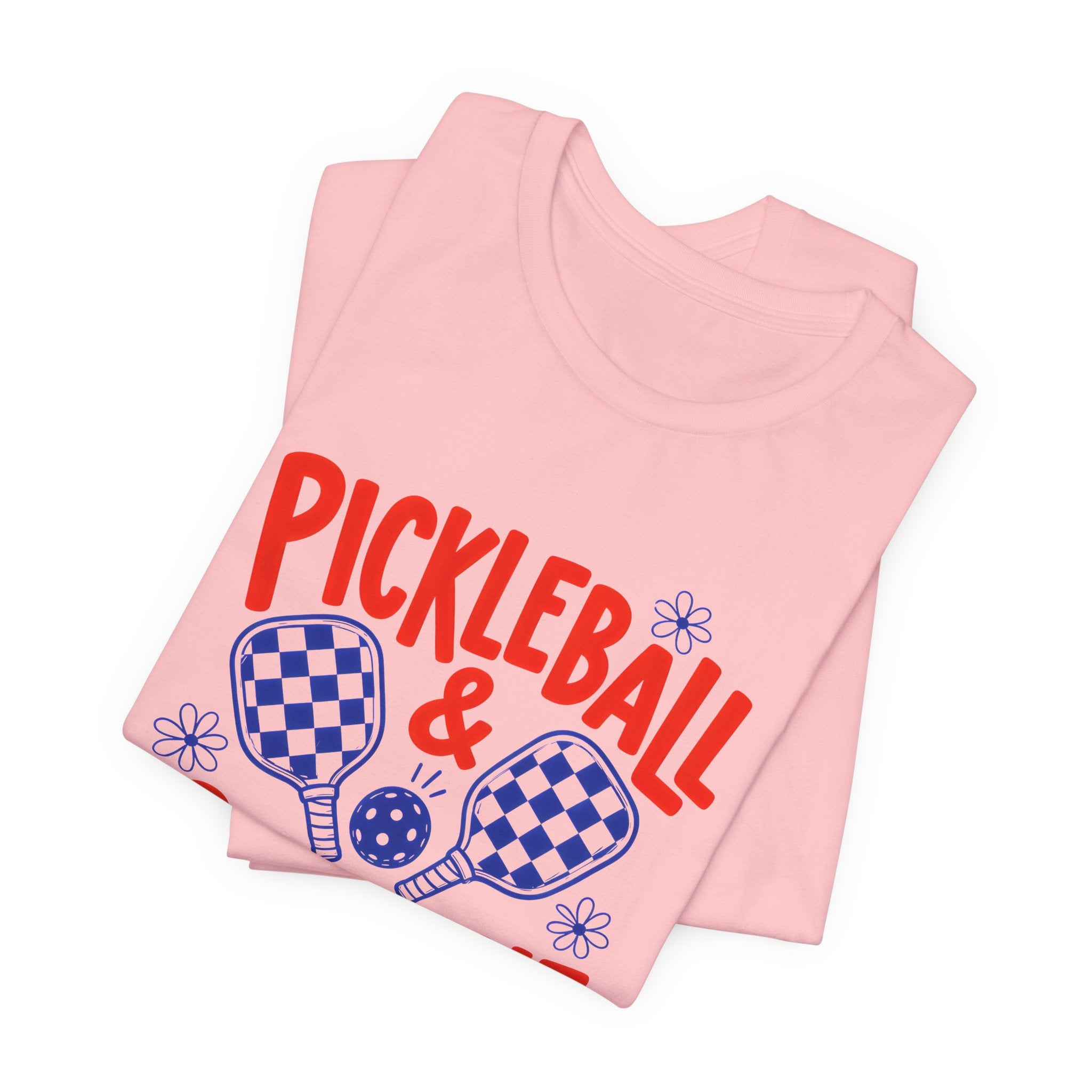 Pickleball & Sunshine T‑Shirt – Retro Pickleball Paddle Tee