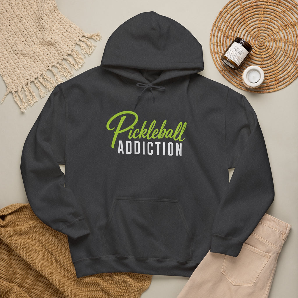 Pickleball Addiction Hoodie - Pickleball Sports Pullover for Players & Fans