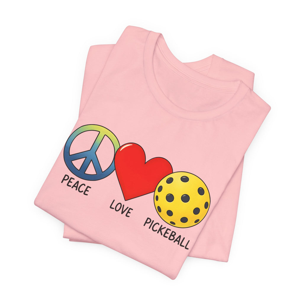Pickleball Peace Love Tee