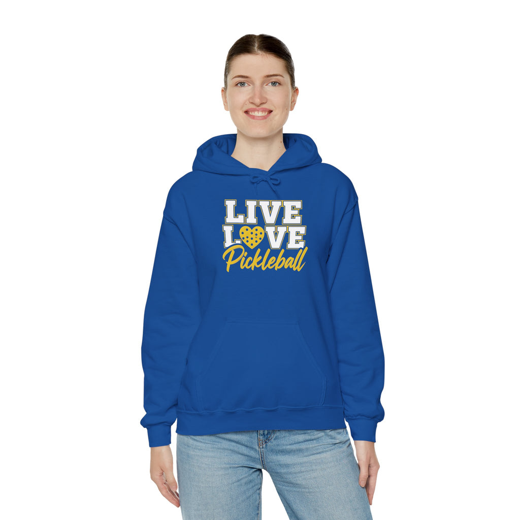 Live Love Pickleball Hoodie — Pickleball Player Gift Pullover