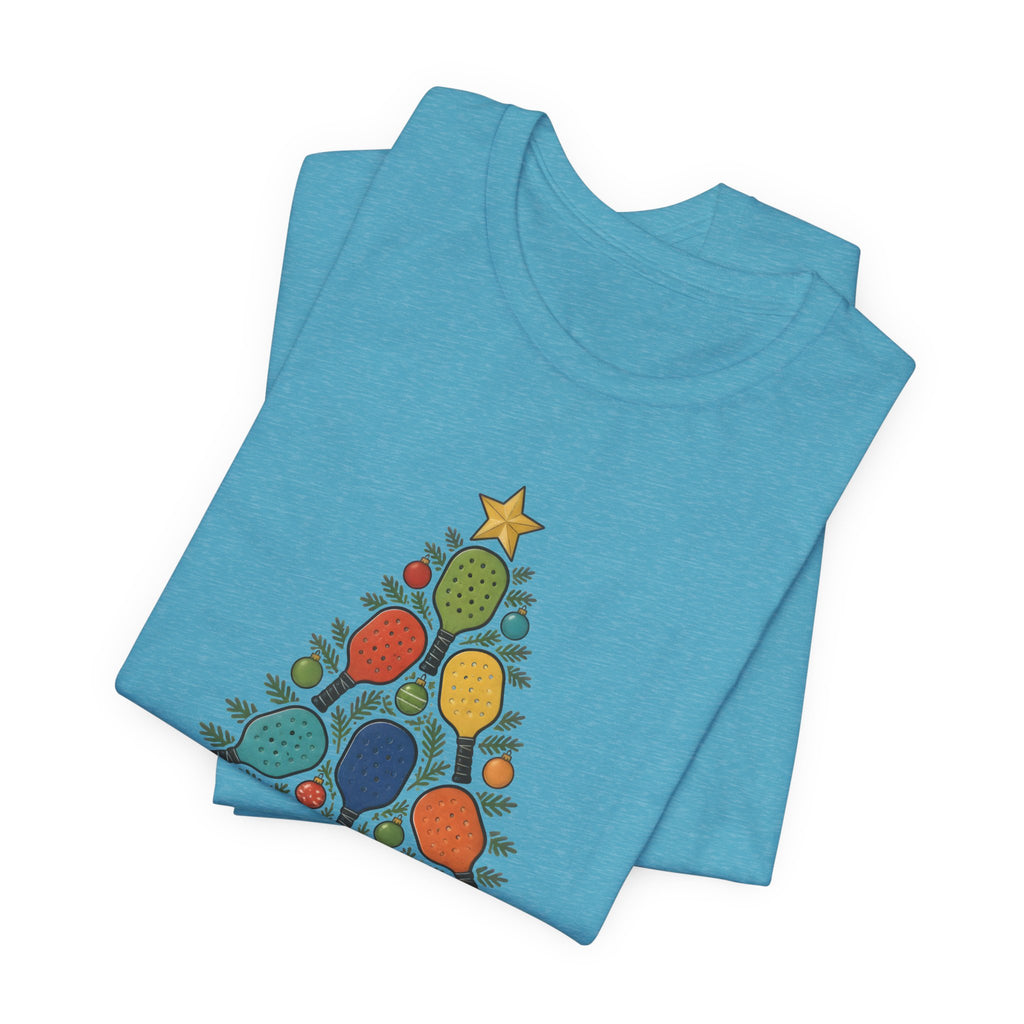 Christmas Tree String Lights T‑Shirt — Retro Holiday Bulb Tee
