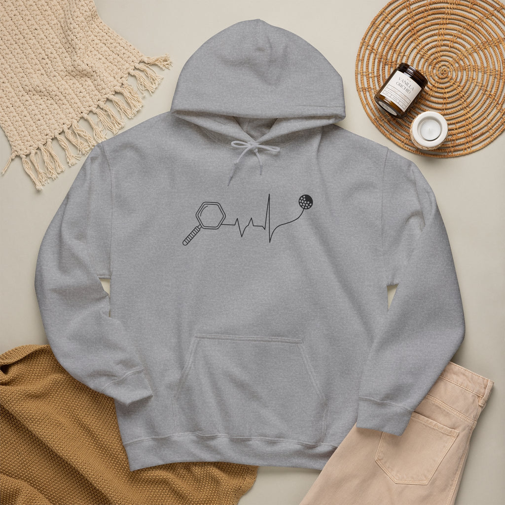 Microscope Heartbeat Hoodie — Science Lover Lab Tech Sweatshirt