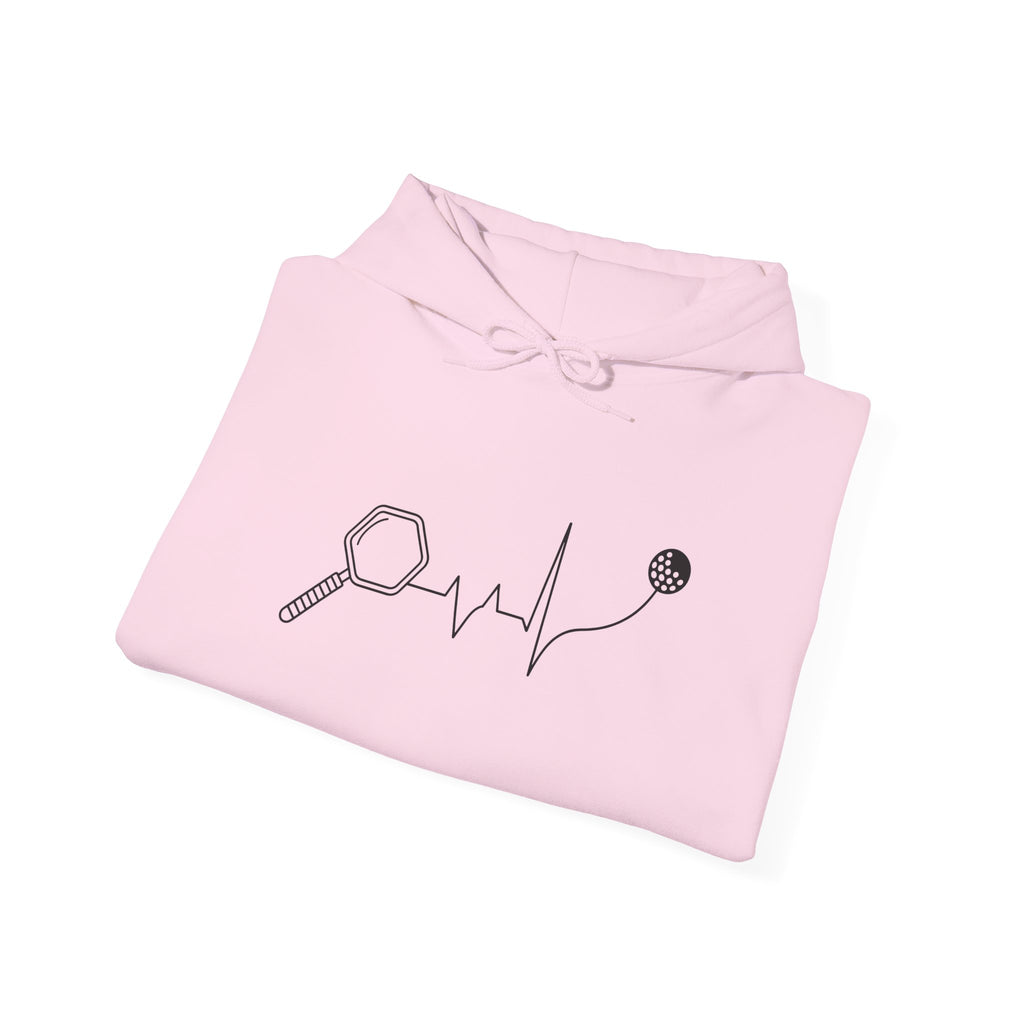 Microscope Heartbeat Hoodie — Science Lover Lab Tech Sweatshirt