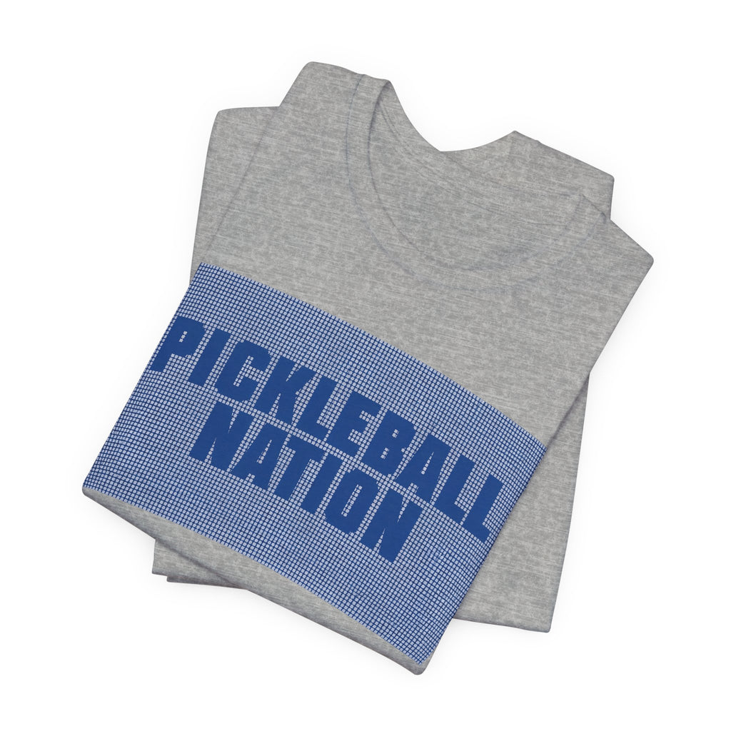 Pickleball Nation T-Shirt — Retro Court Graphic Tee for Players & Fans