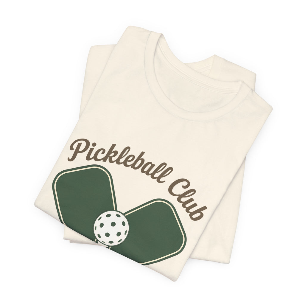 Pickleball Club Graphic Tee — Vintage Paddle & Ball T‑Shirt