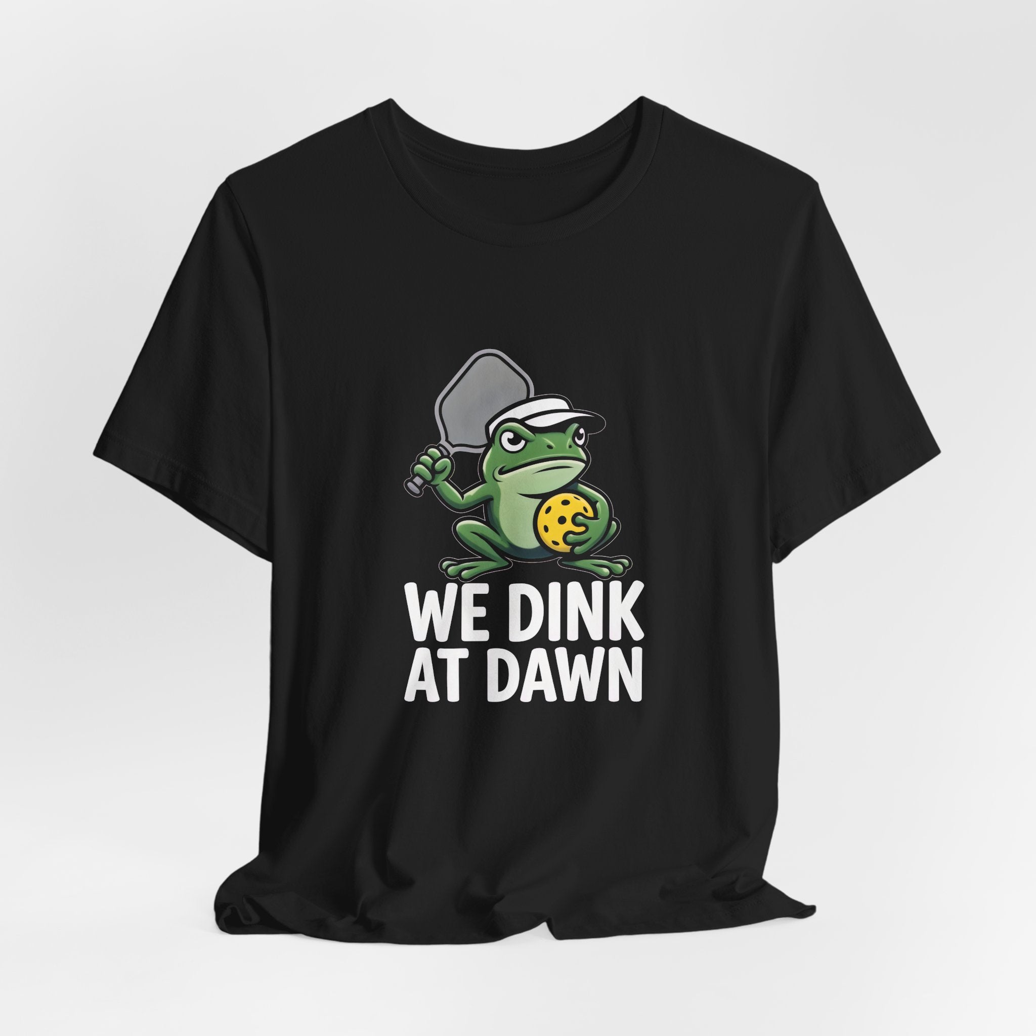 Dink At Dawn Pickleball Frog T-Shirt — We Dink At Dawn Graphic Tee