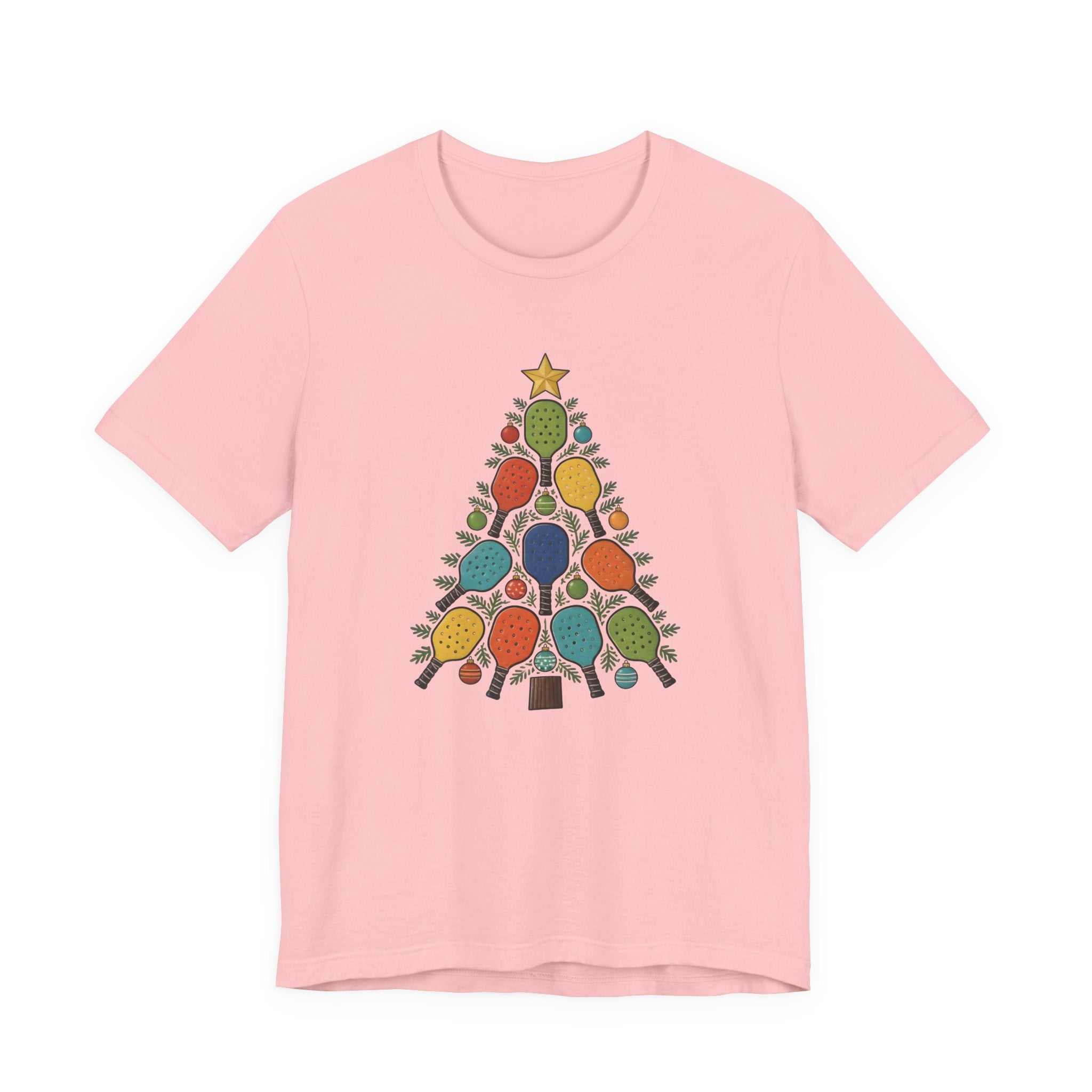 Christmas Tree String Lights T‑Shirt — Retro Holiday Bulb Tee
