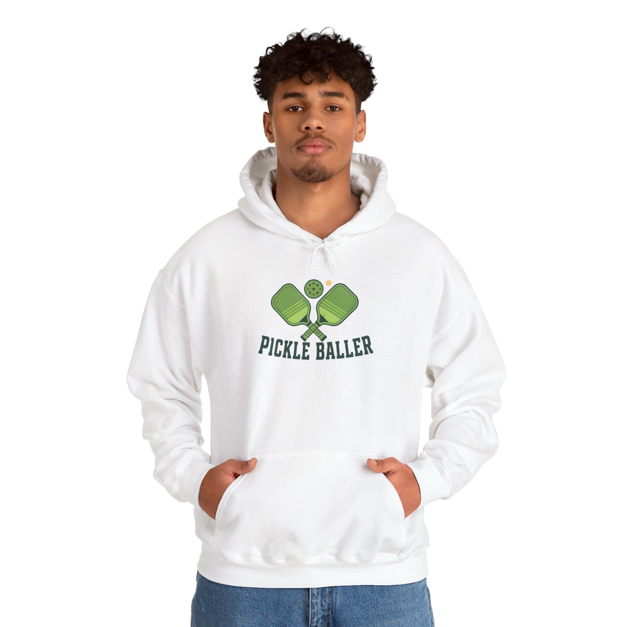 Pickle Baller Hoodie — Pickleball Paddles Graphic Hooded Sweatshirt