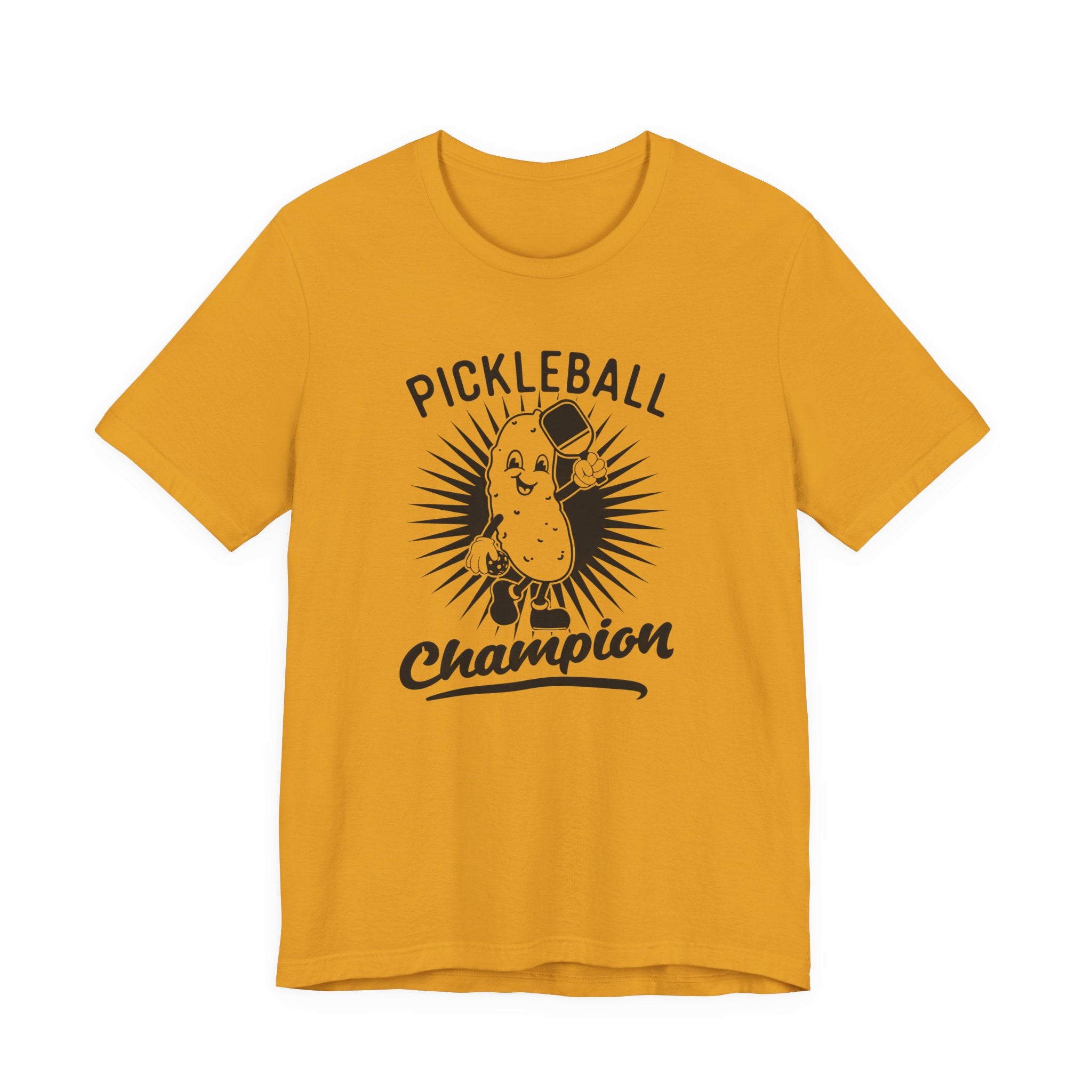 Pickleball Champion Tee — Funny Pickle Graphic Shirt for Players & Fans