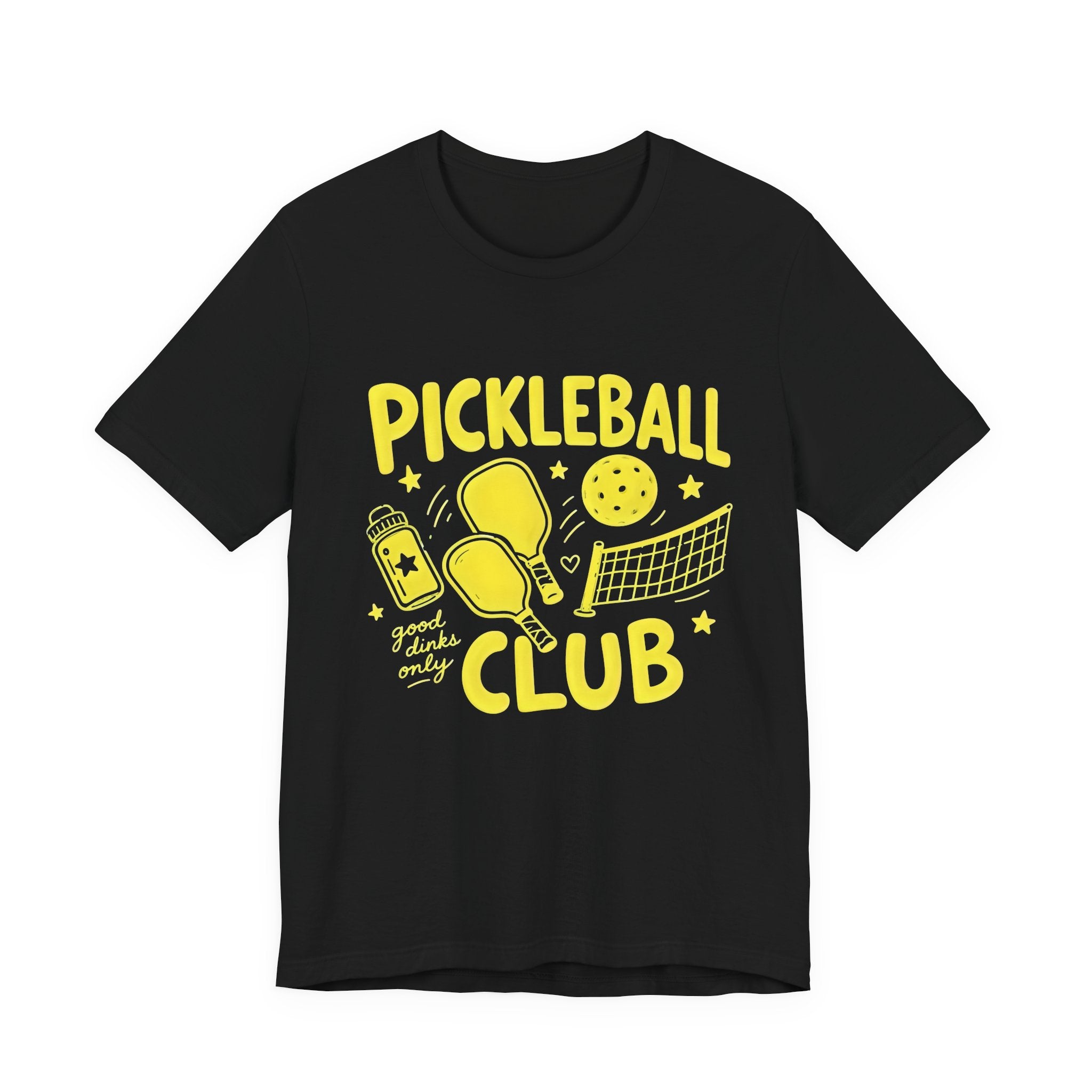 Pickleball Club Graphic Tee — "Good Doubles Only" Short Sleeve Shirt