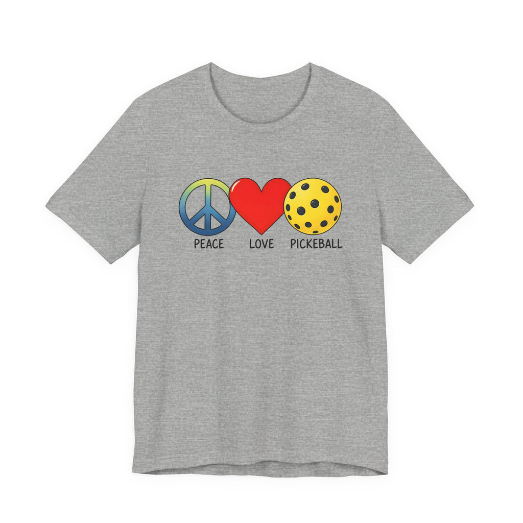 Pickleball Peace Love Tee