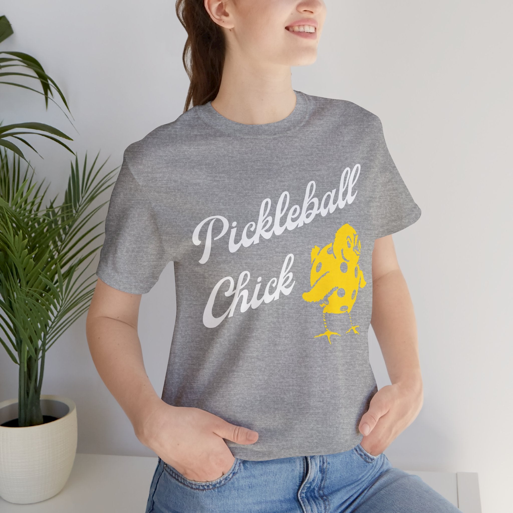 Pickleball Chick T‑Shirt — Cute Yellow Chick Pickleball Tee for Women & Players