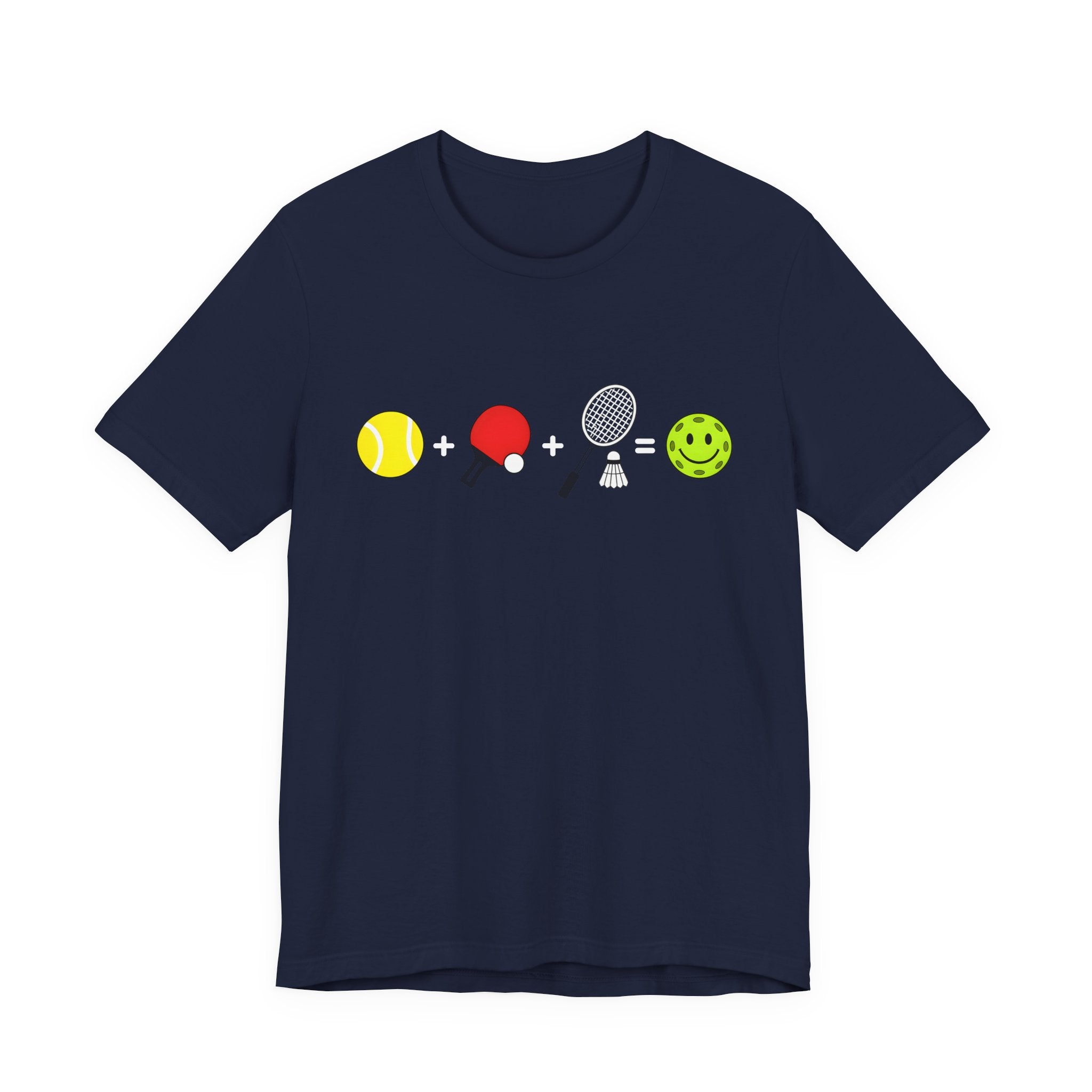 Tennis + Table Tennis Mashup Tee — Funny Sports Emoji Puzzle Shirt