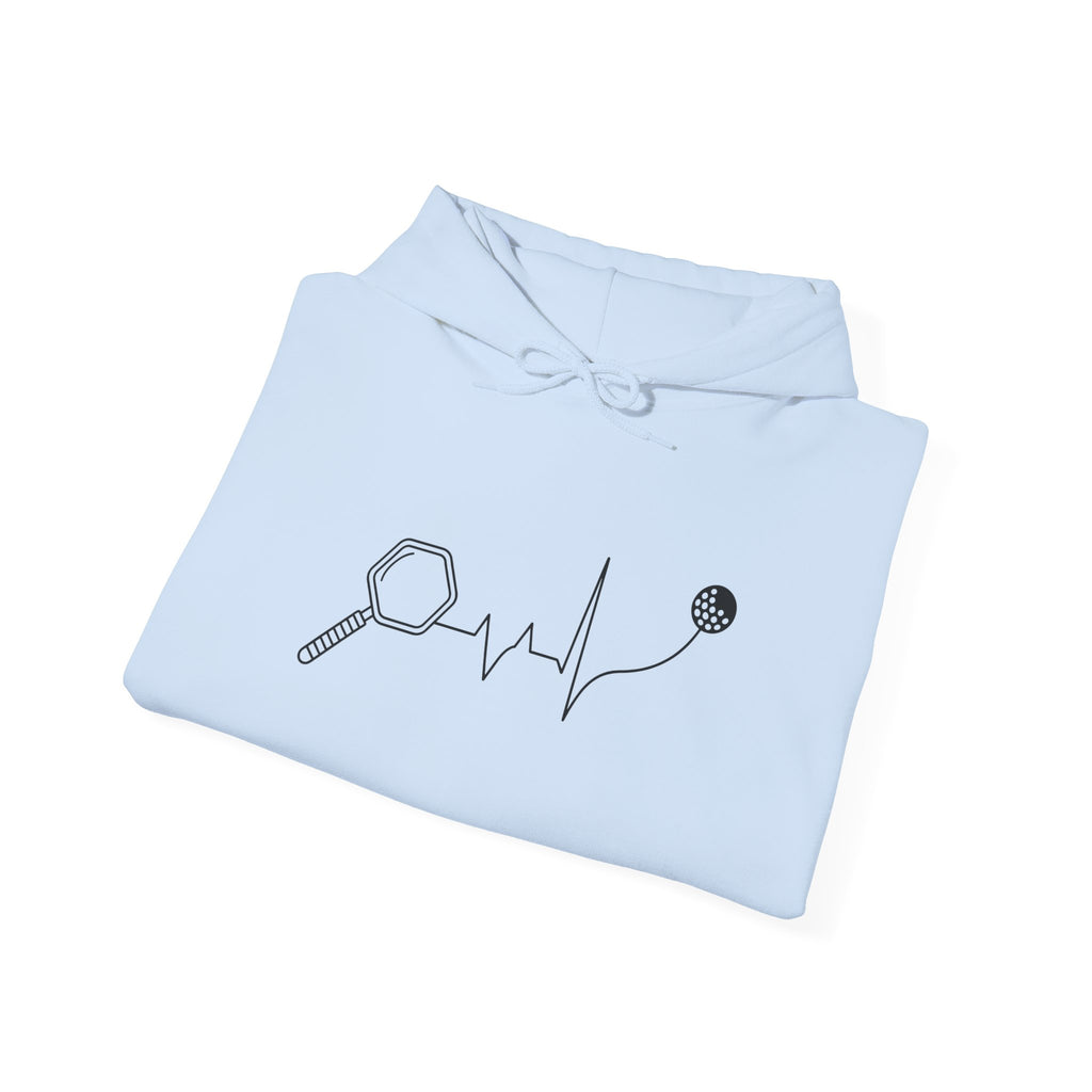 Microscope Heartbeat Hoodie — Science Lover Lab Tech Sweatshirt