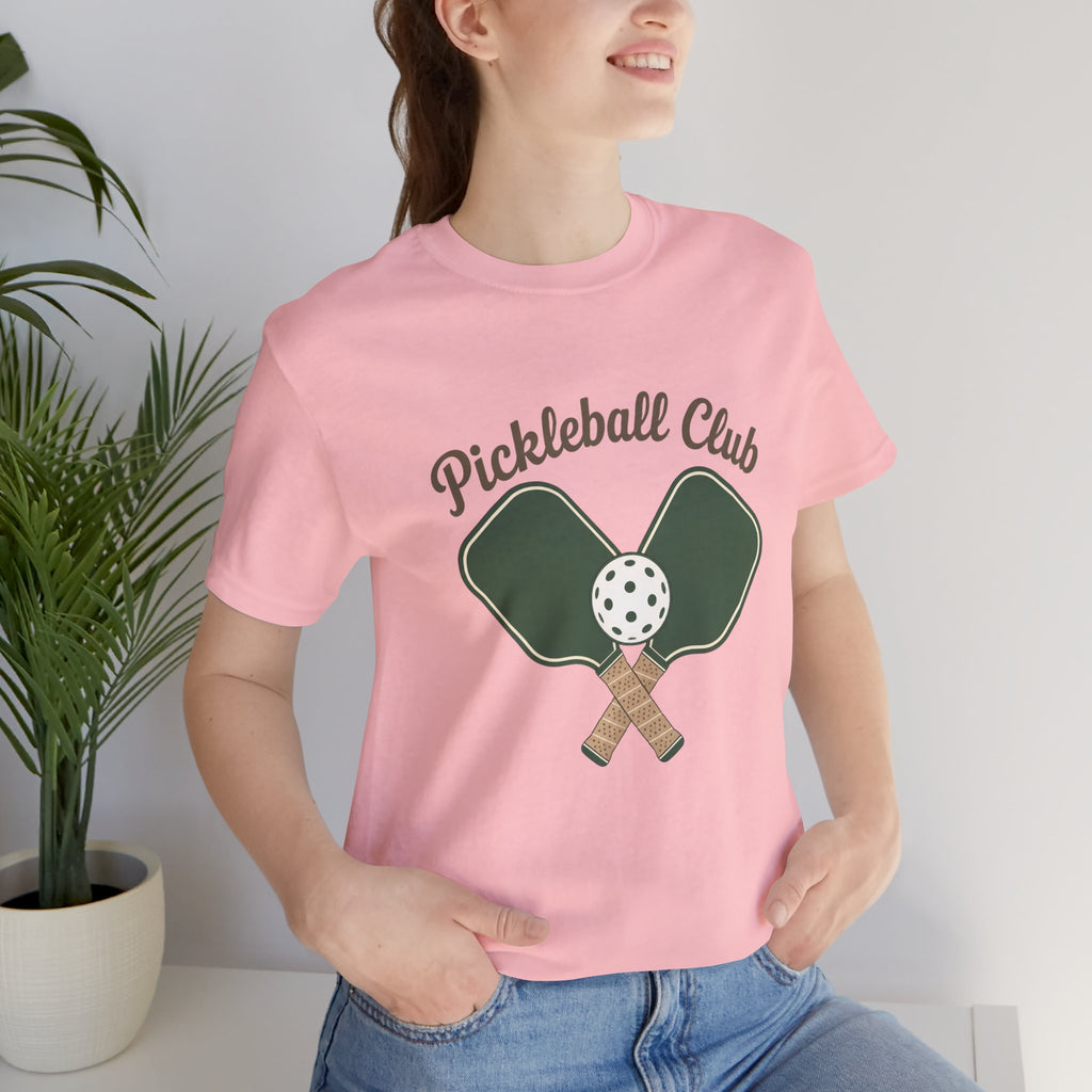 Pickleball Club Graphic Tee — Vintage Paddle & Ball T‑Shirt