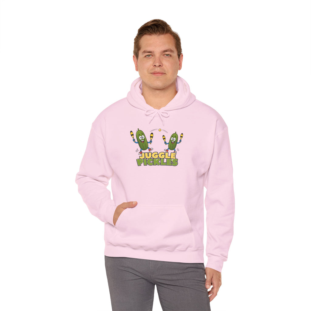 Juggling Pickles Hoodie — Cute Funny 'Juggle Pickle' Graphic Hooded Sweatshirt