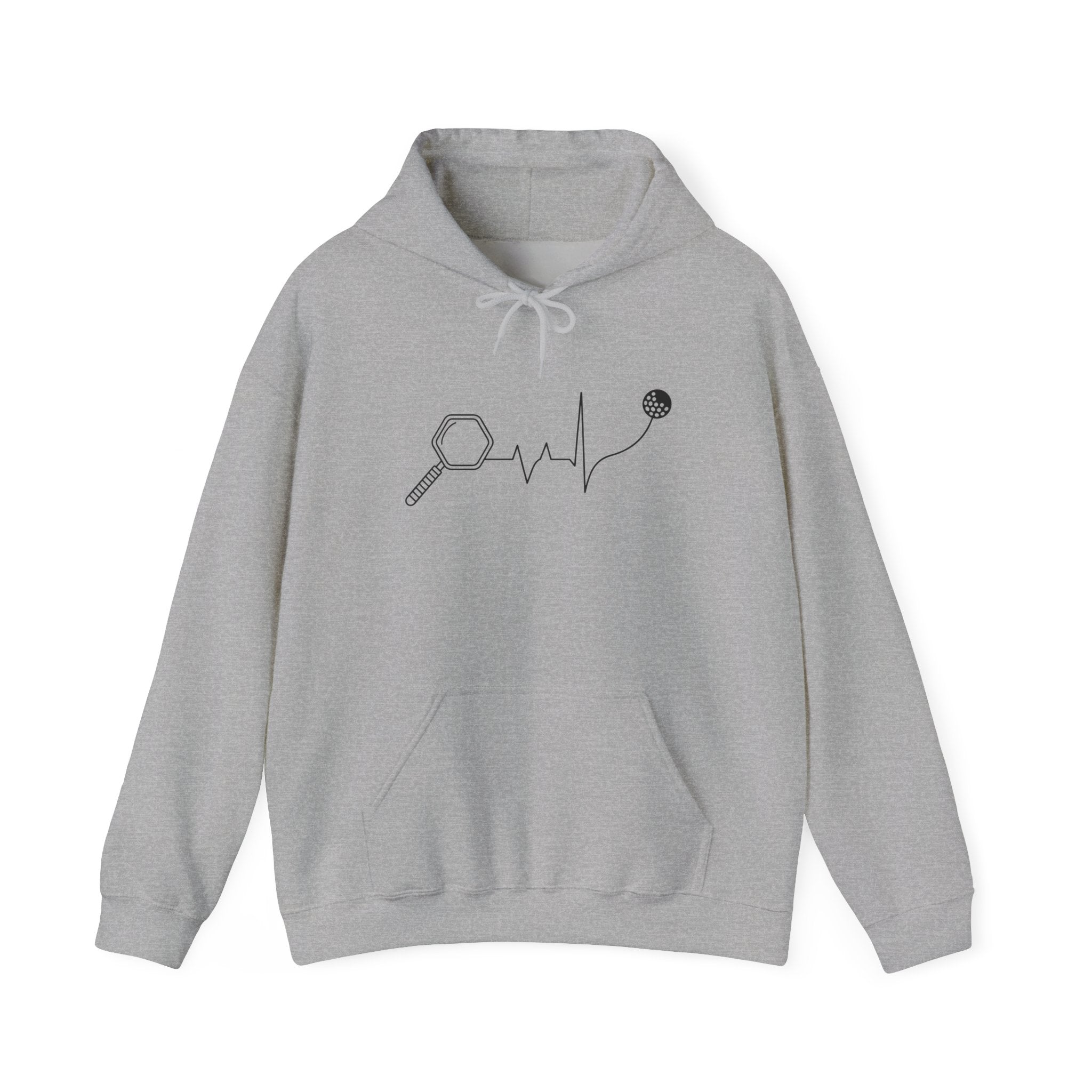 Microscope Heartbeat Hoodie — Science Lover Lab Tech Sweatshirt