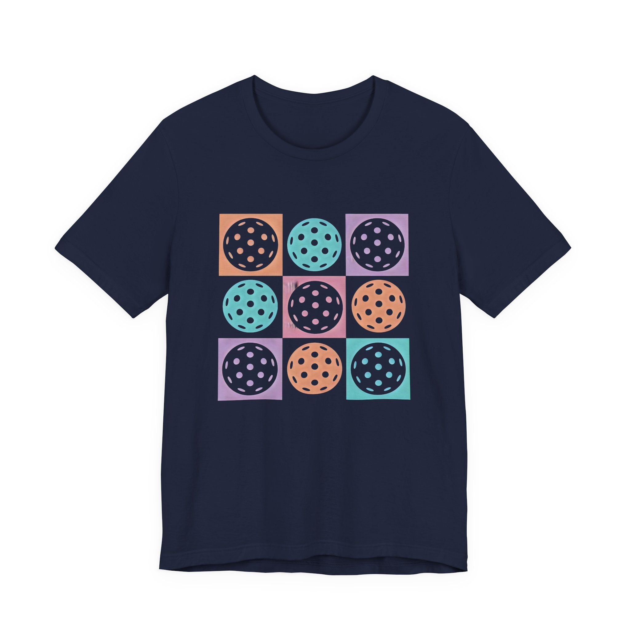 Cookie Pattern T‑Shirt — Colorful Retro Cookie Grid Tee