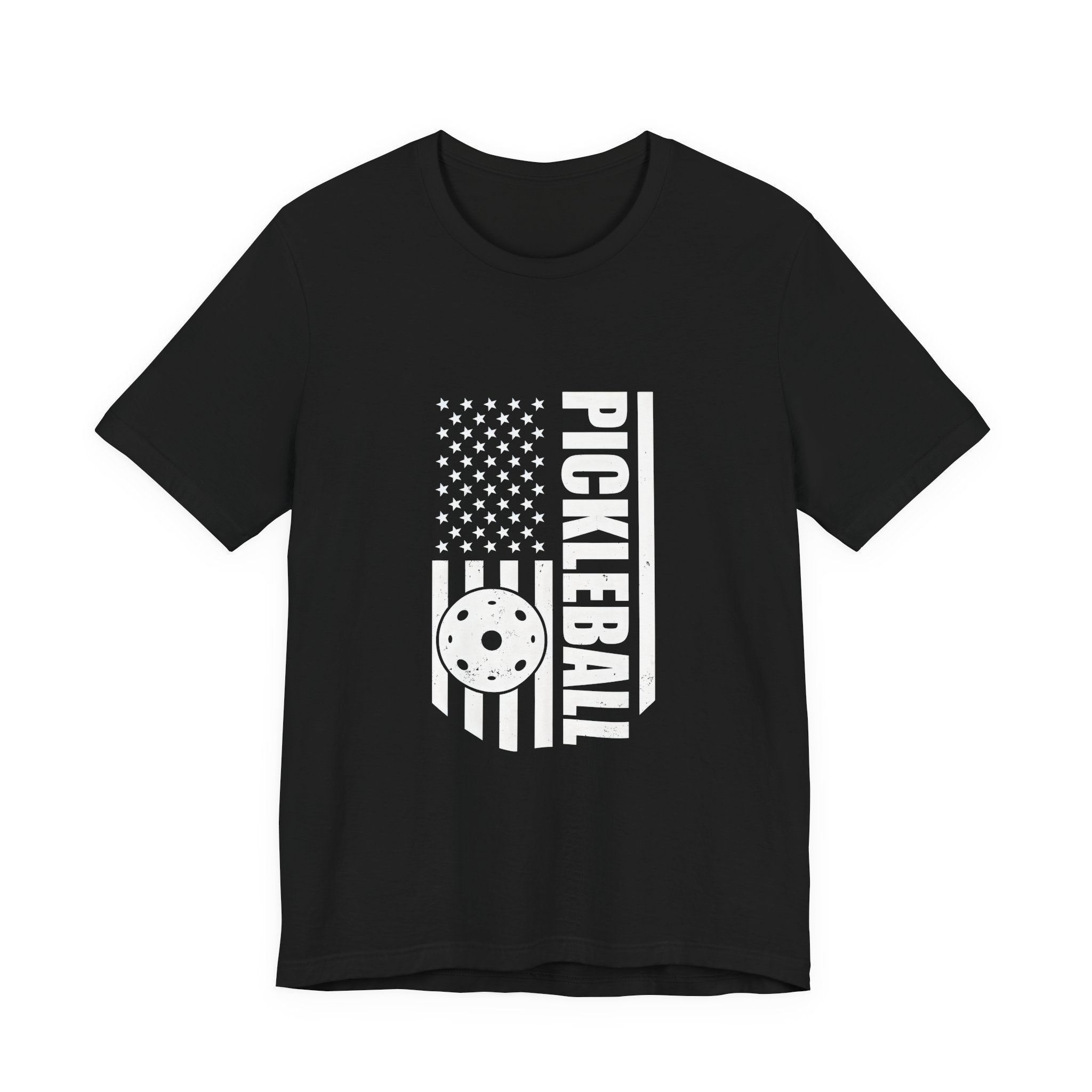 Pickleball Flag Tee — American Pickleball Player T-Shirt