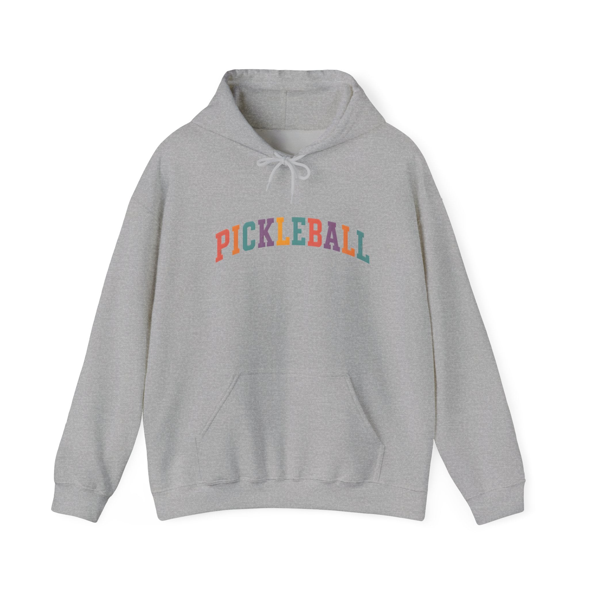 Pickleball Rainbow Hoodie — Colorful Pickleball Pullover for Players & Fans