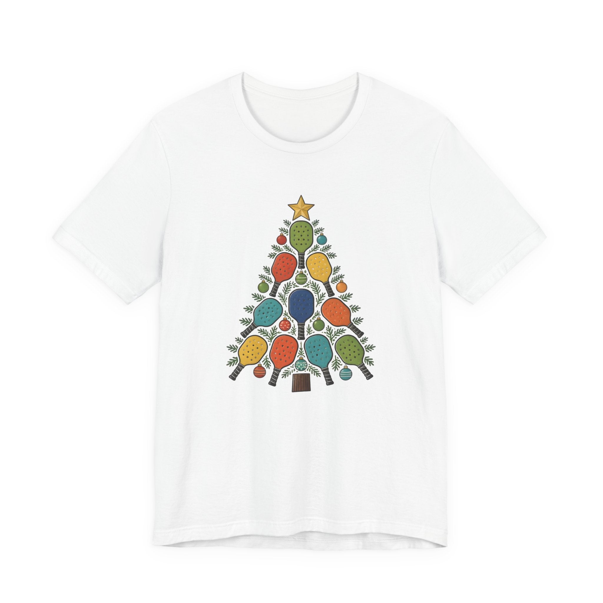 Christmas Tree String Lights T‑Shirt — Retro Holiday Bulb Tee