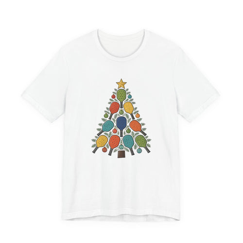 Christmas Tree String Lights T‑Shirt — Retro Holiday Bulb Tee