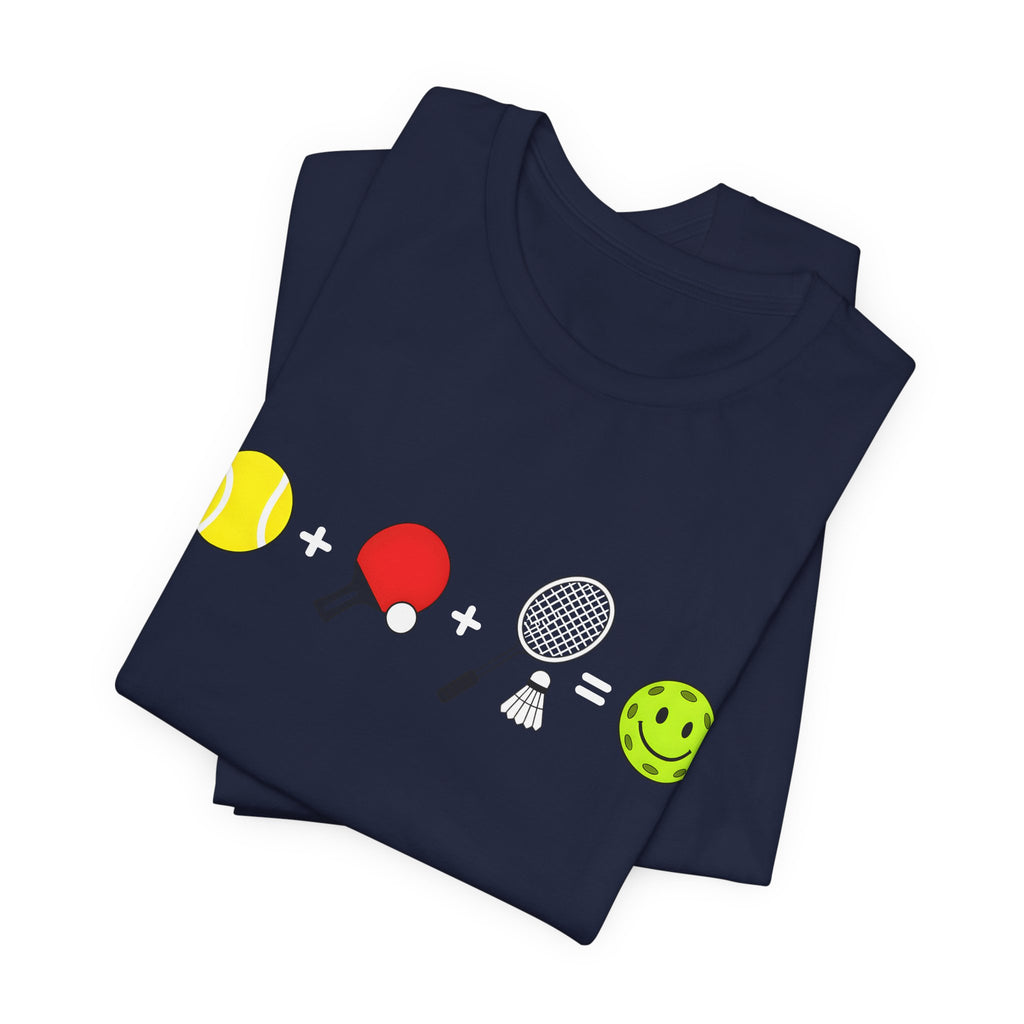 Tennis + Table Tennis Mashup Tee — Funny Sports Emoji Puzzle Shirt