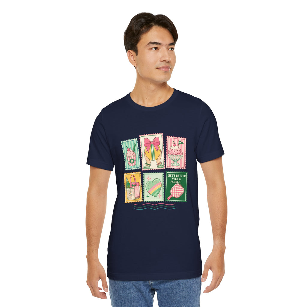 Summer Picnic Graphic Tee — 'Life's Better with a Picnic' Vintage Stamp Design
