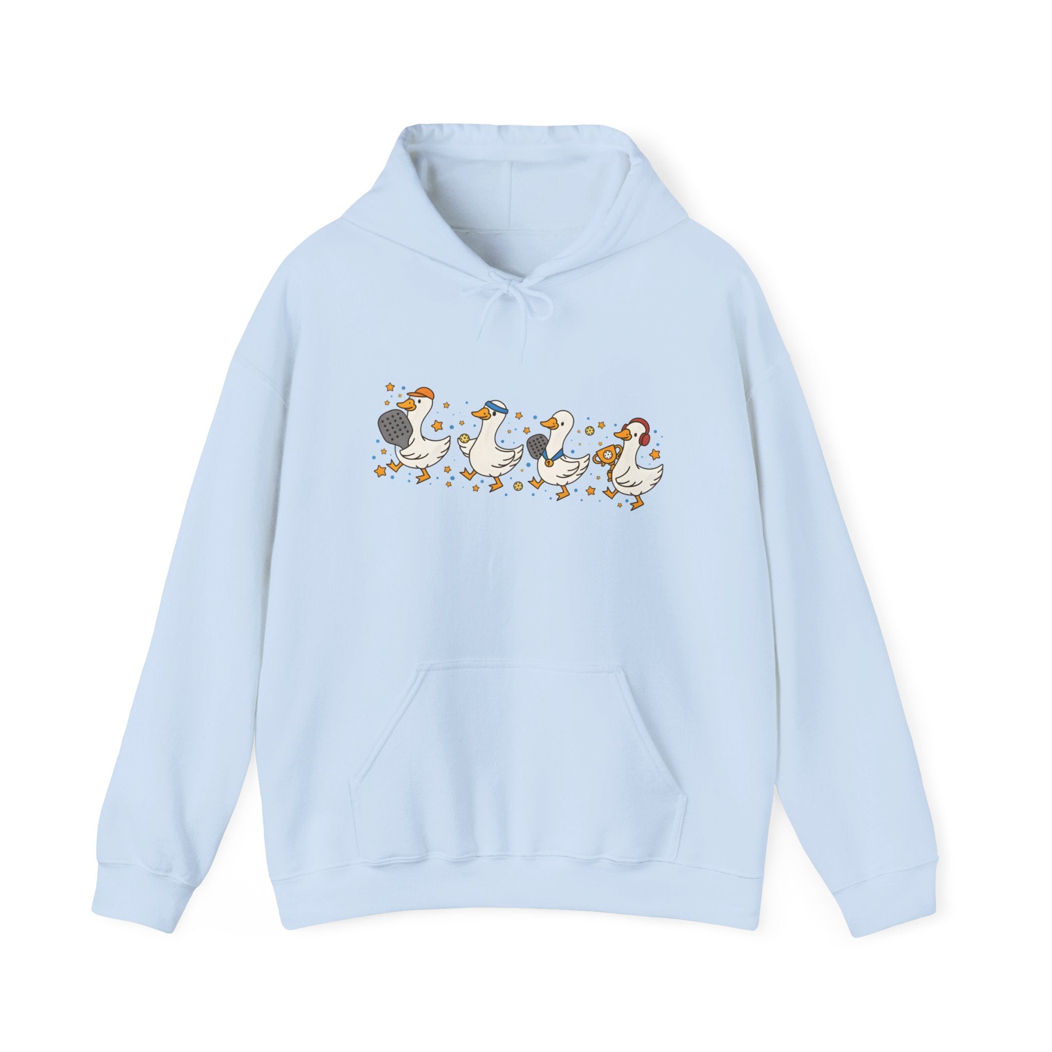 Halloween Duck Lineup Hoodie — Cute Trick-or-Treating Ducks Pullover