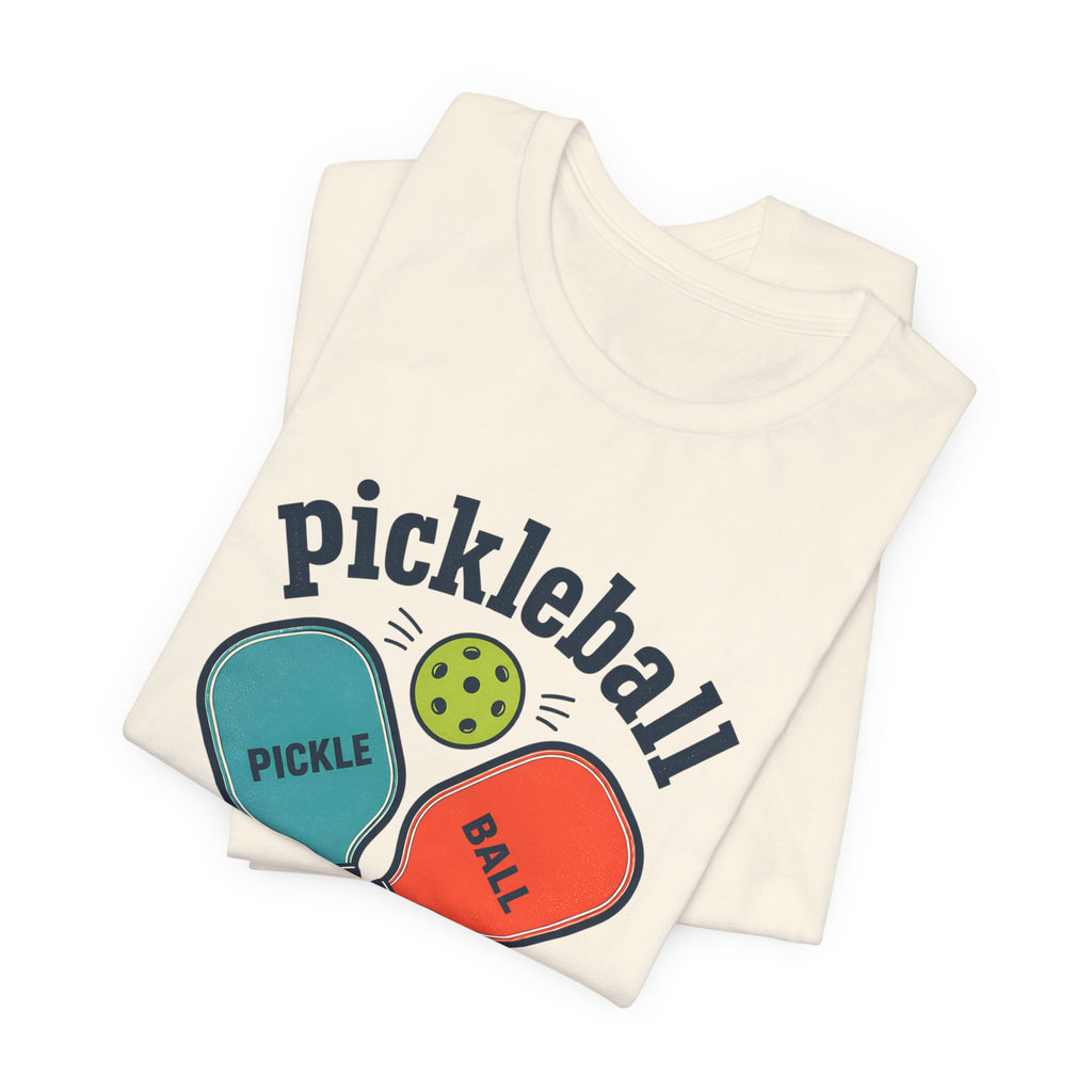 Pickleball 'Game On' Tee — Retro Pickleball Paddles Graphic T-Shirt