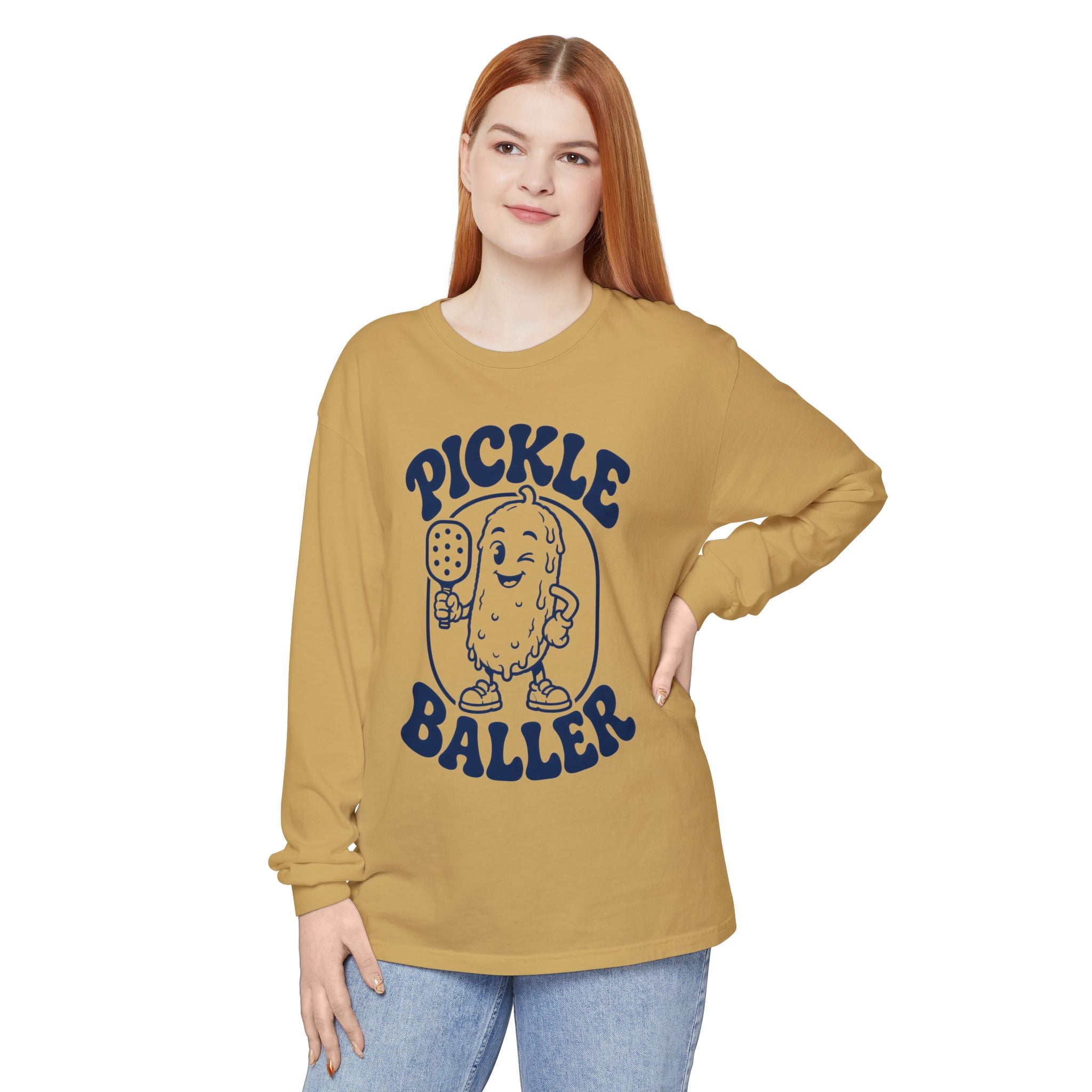 Pickle Baller Long Sleeve Tee