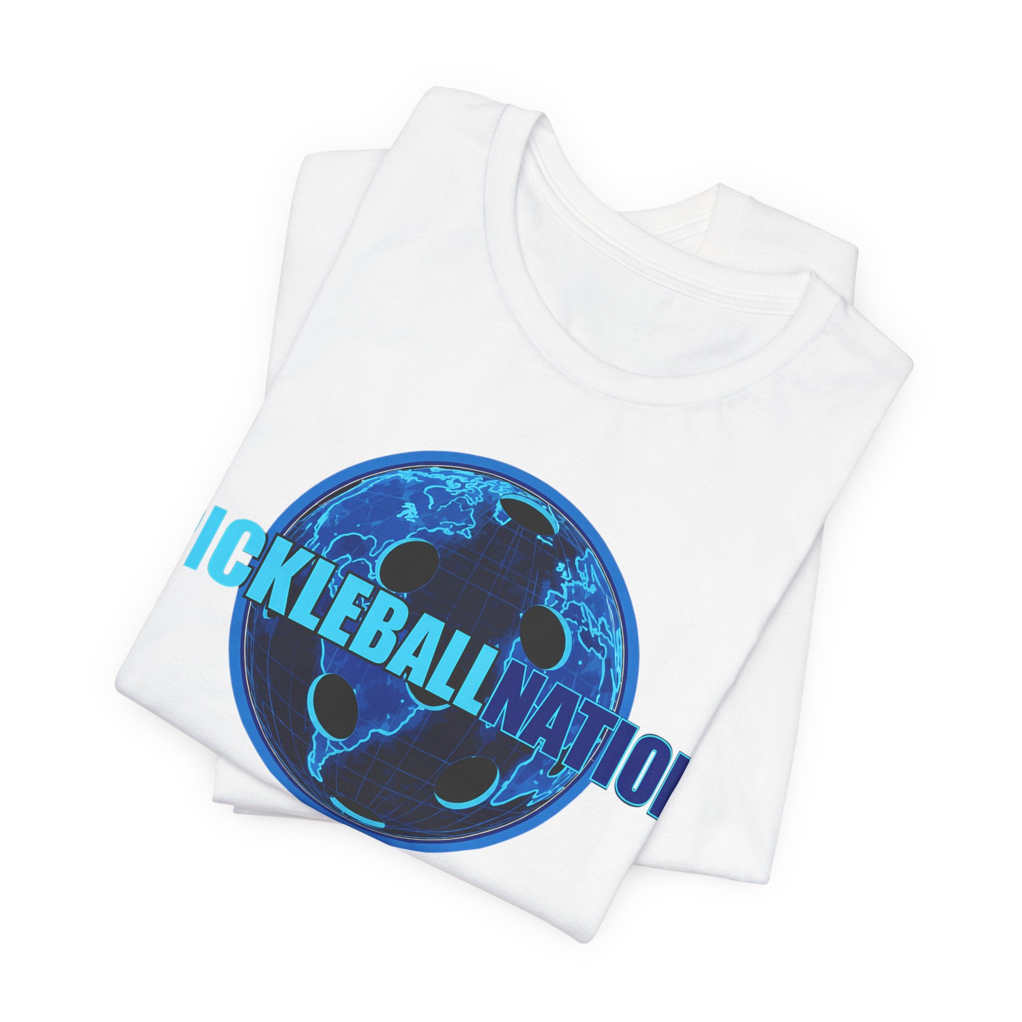 Pickleball Nation Tee — "We Are One" Globe Graphic T-Shirt