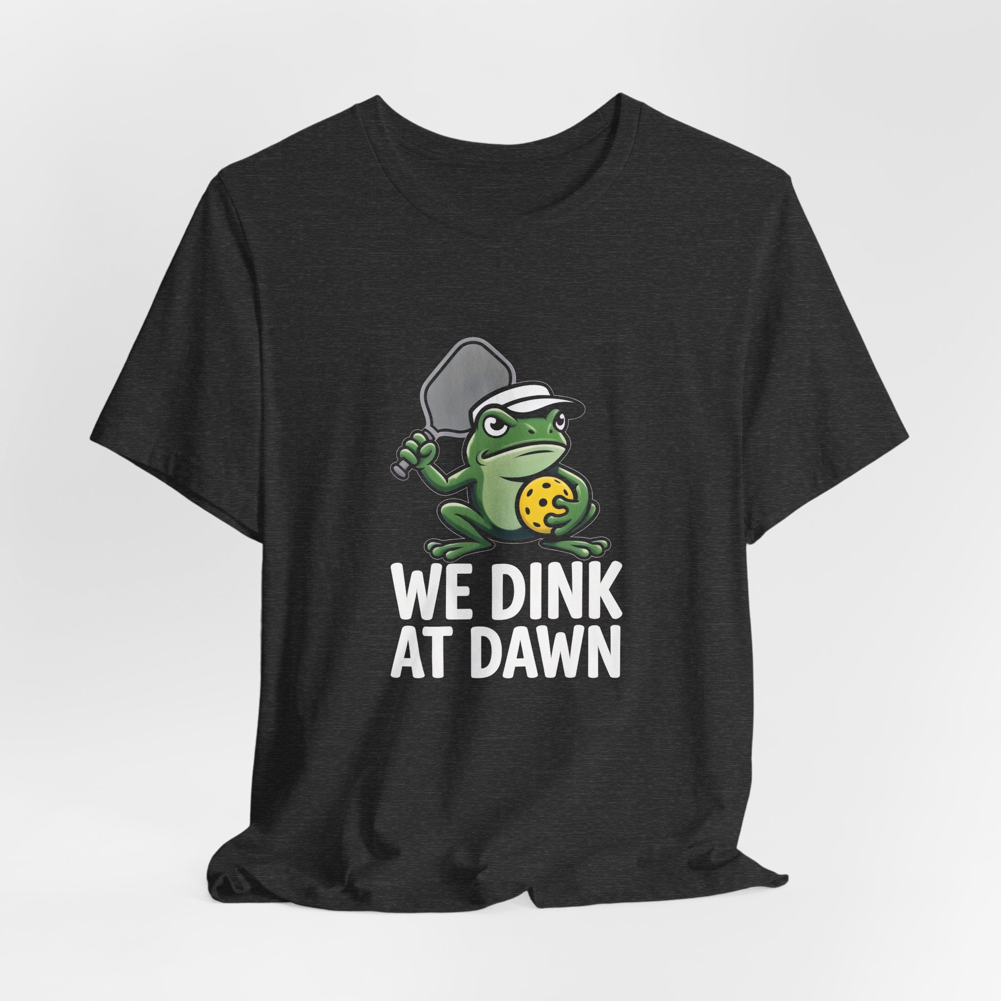Dink At Dawn Pickleball Frog T-Shirt — We Dink At Dawn Graphic Tee
