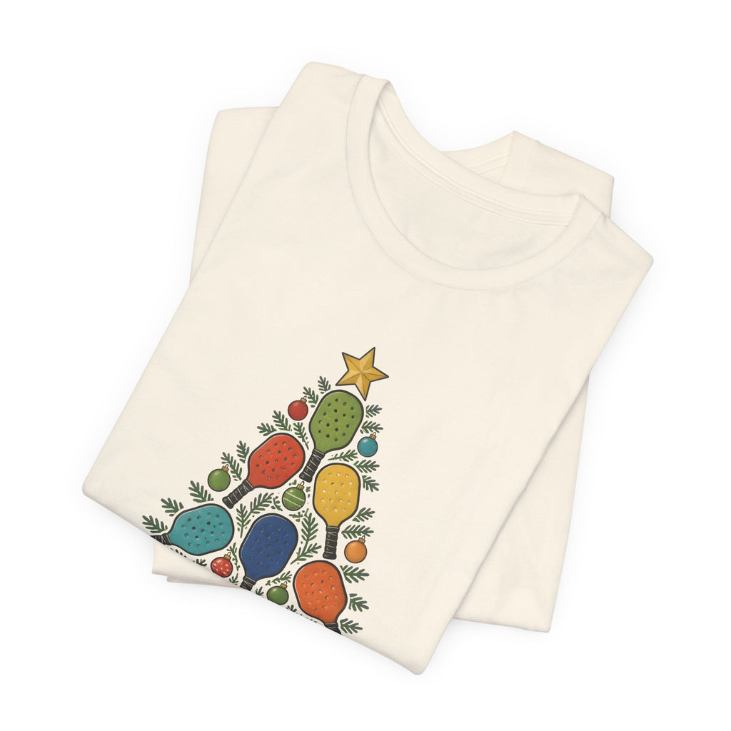 Christmas Tree String Lights T‑Shirt — Retro Holiday Bulb Tee