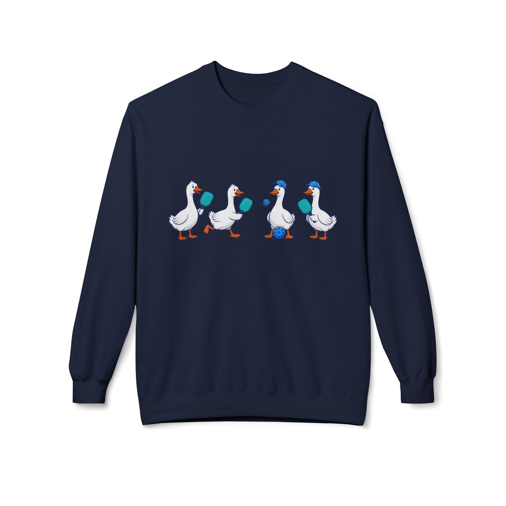 Duck Parade Crewneck Sweatshirt – Cute Cartoon Ducks Graphic