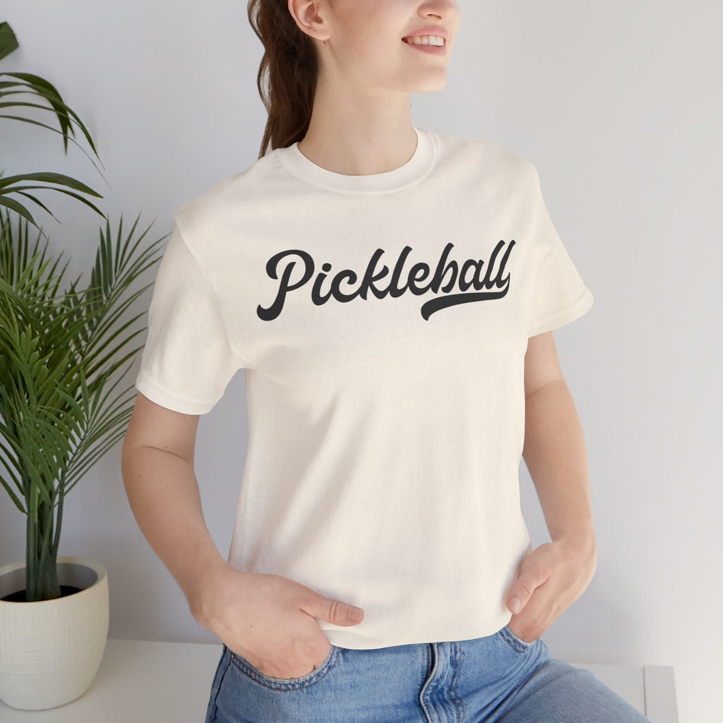Pickleball Script Tee — Retro Pickleball Shirt for Players & Fans
