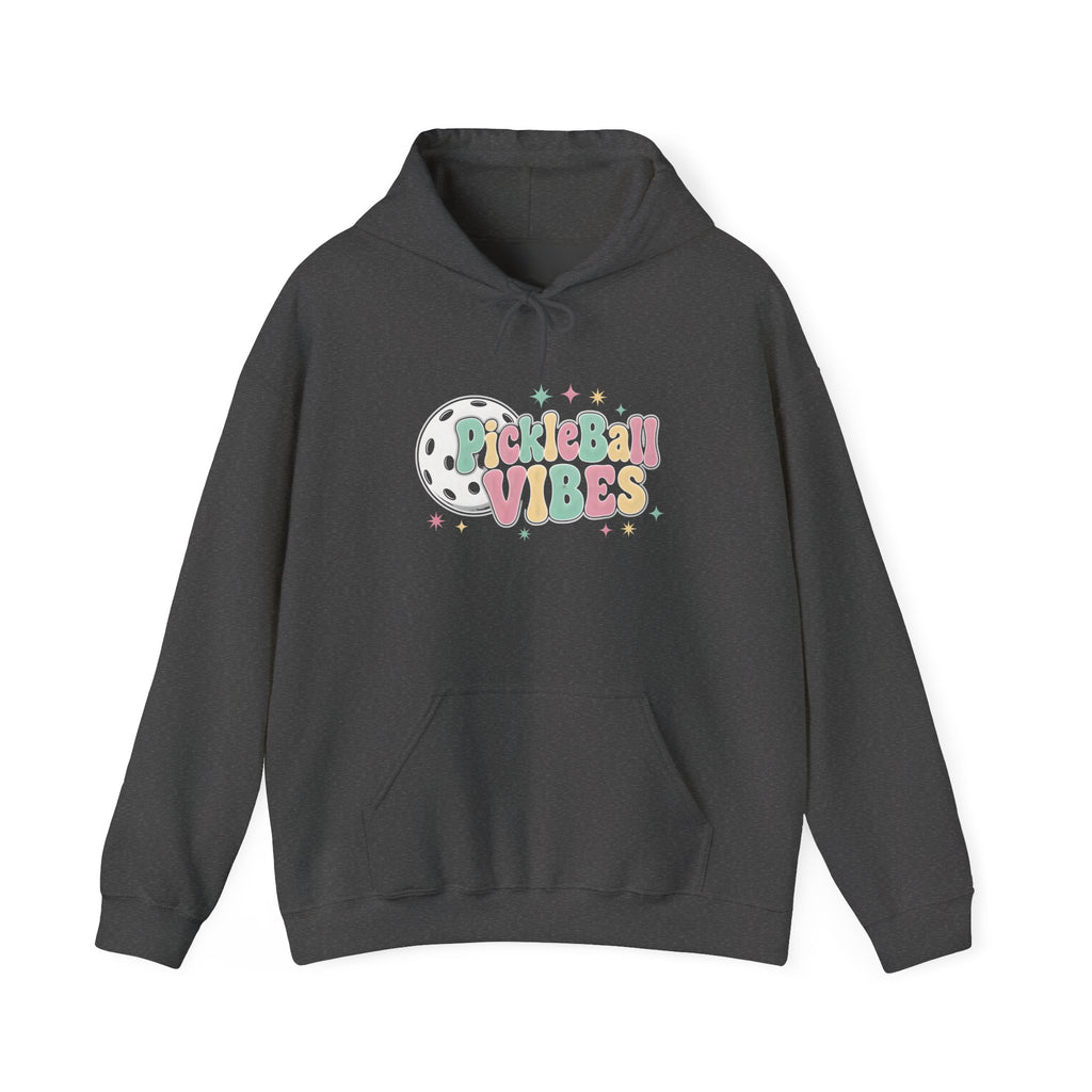 Pickleball Vibes Hoodie — Retro Pastel Pickleball Graphic Sweatshirt