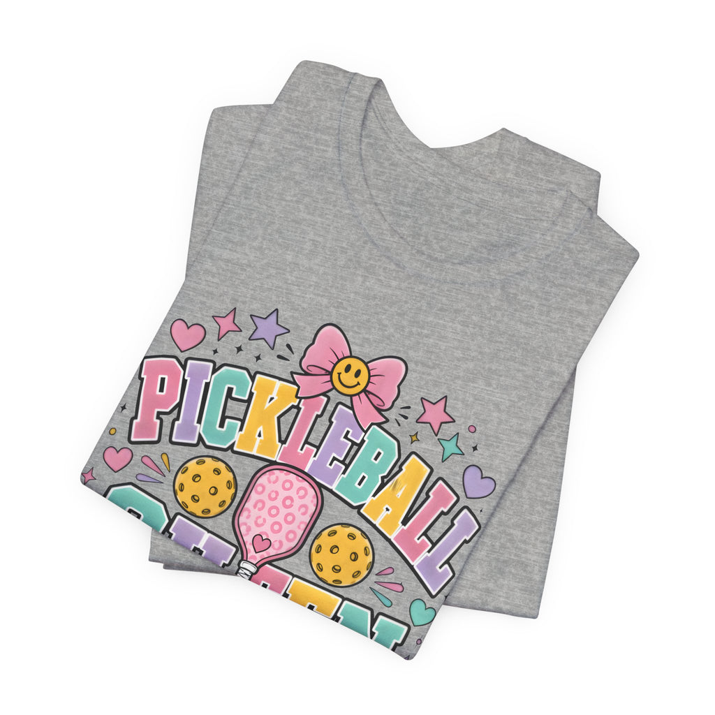 Pickleball Queen Tee — Cute Pastel Pickleball Shirt for Women & Girls